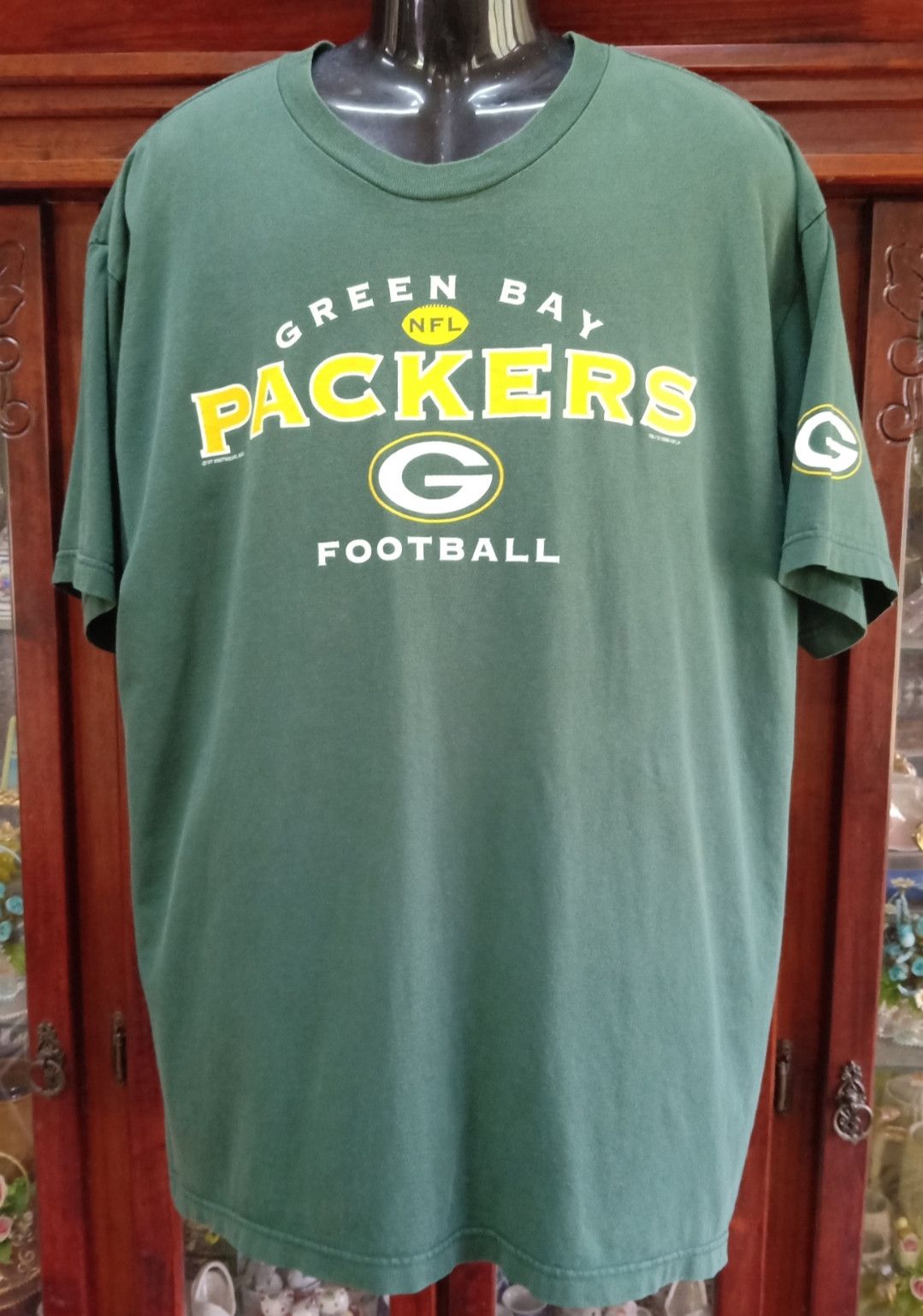 Lee × NFL × Vintage Vintage Y2k Green Bay Packers Football T-shirt Size US XL / EU 56 / 4 - 1 Thumbnail