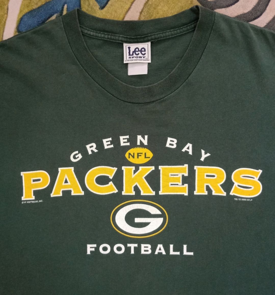 Lee × NFL × Vintage Vintage Y2k Green Bay Packers Football T-shirt Size US XL / EU 56 / 4 - 5 Thumbnail