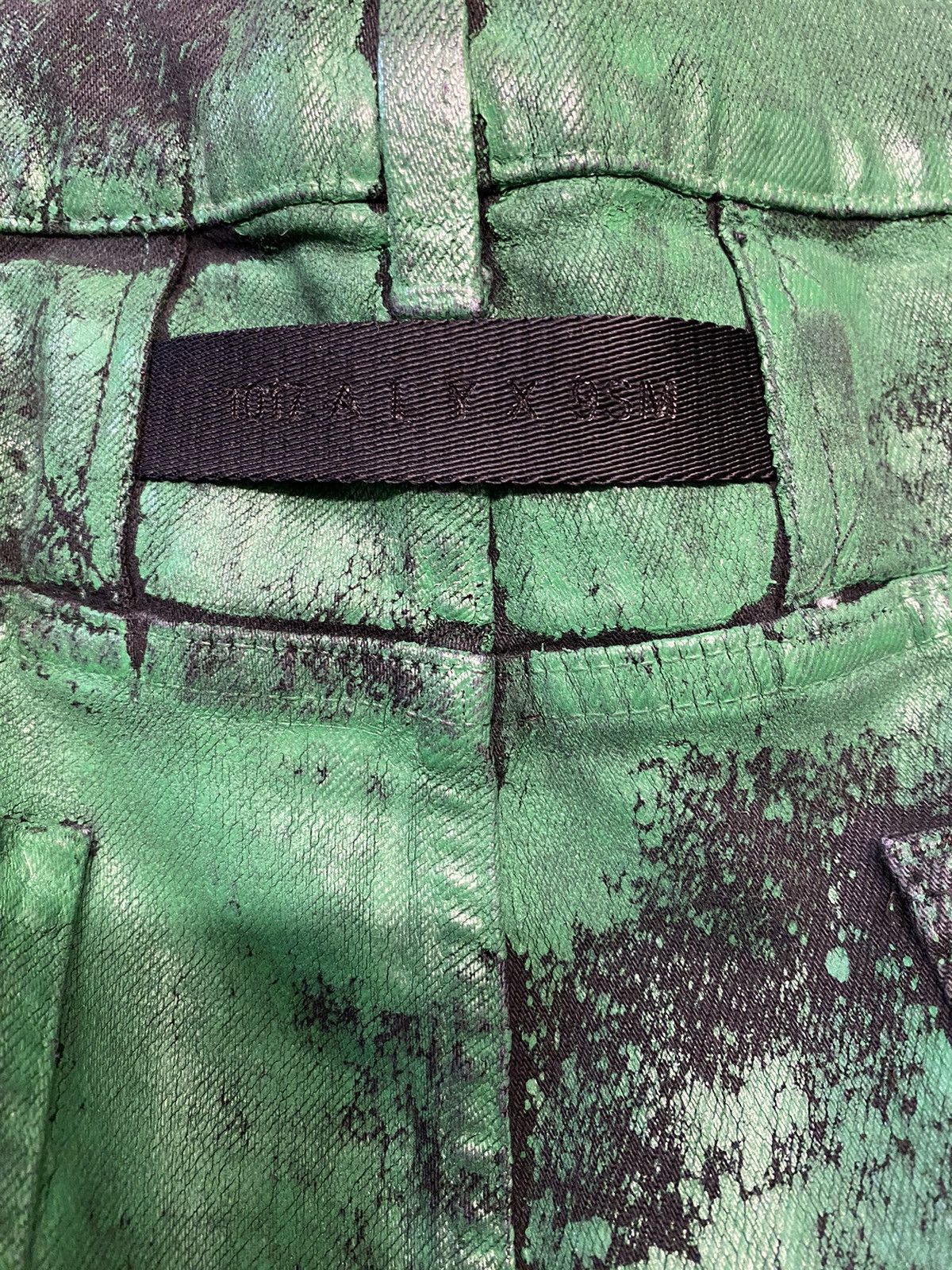 1017 ALYX 9SM 1017 ALYX 9SM Five Pocket Cotton Blend Green Jeans Size US 34 / EU 50 - 6 Thumbnail