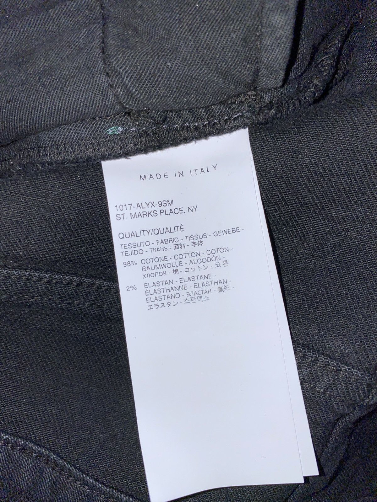 1017 ALYX 9SM 1017 ALYX 9SM Five Pocket Cotton Blend Green Jeans Size US 34 / EU 50 - 13 Thumbnail