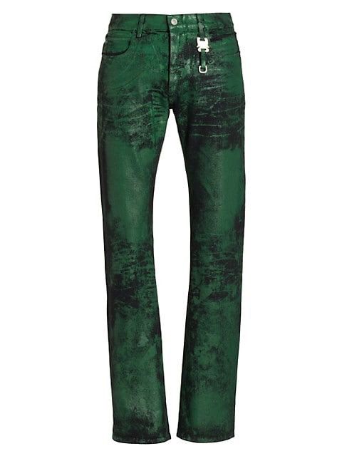 1017 ALYX 9SM 1017 ALYX 9SM Five Pocket Cotton Blend Green Jeans Size US 34 / EU 50 - 8 Thumbnail