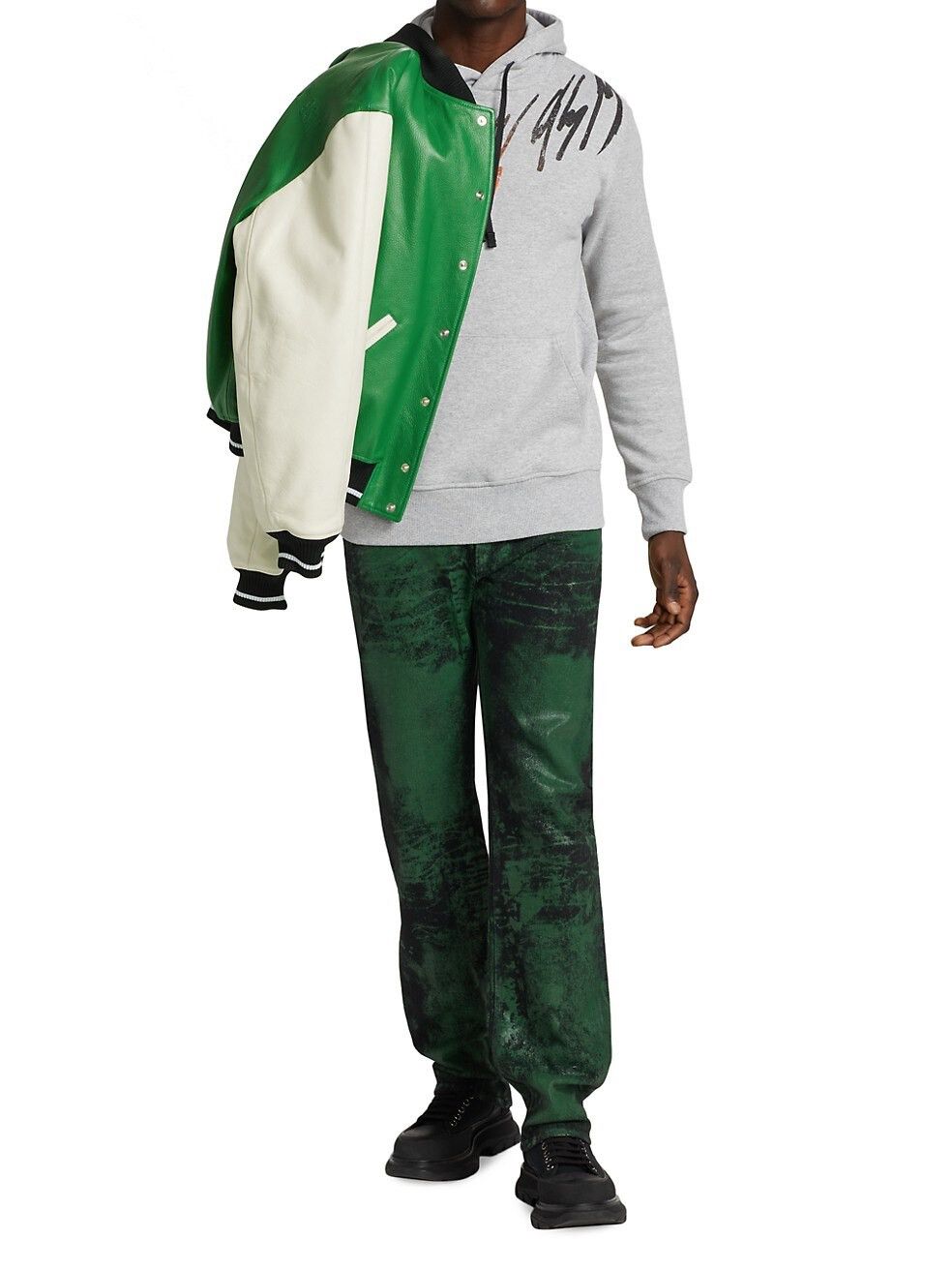 1017 ALYX 9SM 1017 ALYX 9SM Five Pocket Cotton Blend Green Jeans Size US 34 / EU 50 - 11 Thumbnail