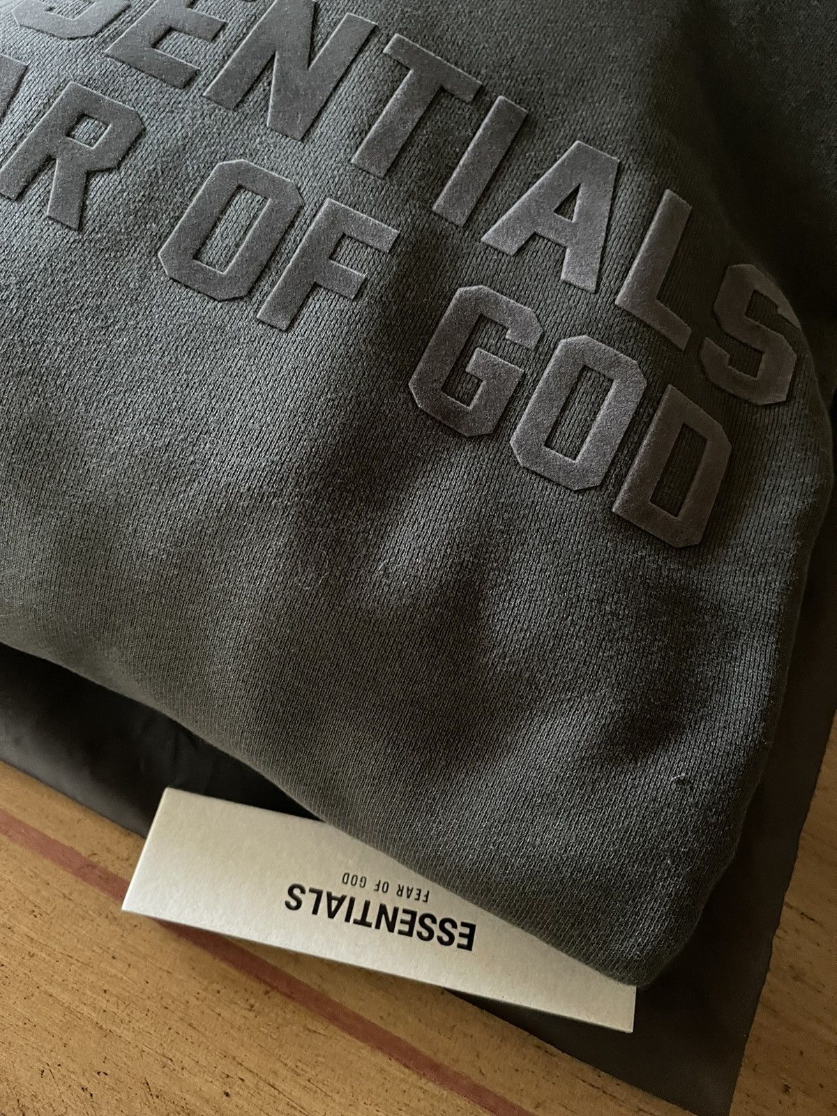 Essentials × FOG × Fear of God FOG - Essentials Fear Of God Off Black FW22 Hoodie Size (XL) Size US XL / EU 56 / 4 - 2 Thumbnail