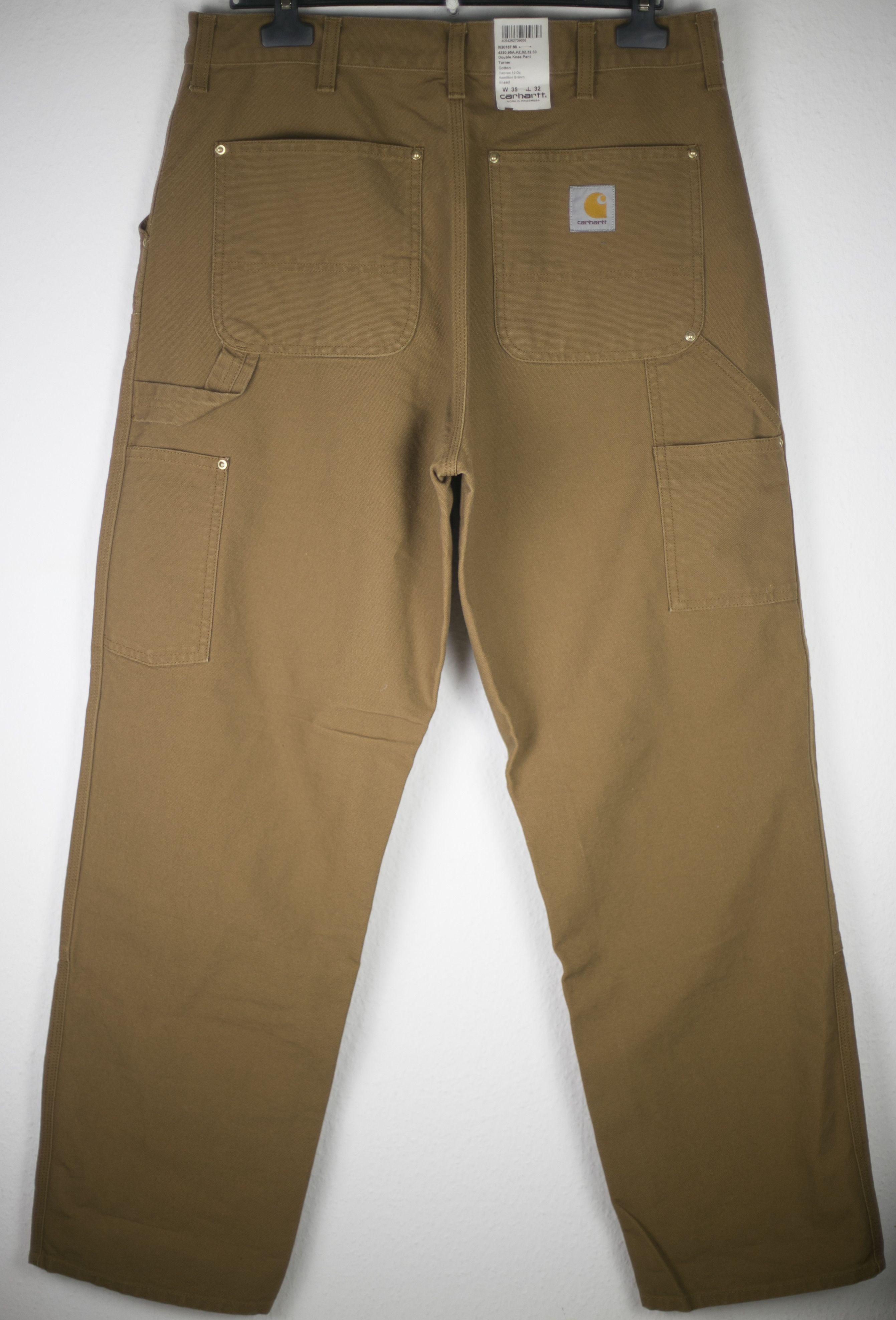 Carhartt Wip NWT Carhartt WIP DOUBLE KNEE PANT Turner Brown W33 L32 Size US 33 - 1 Thumbnail