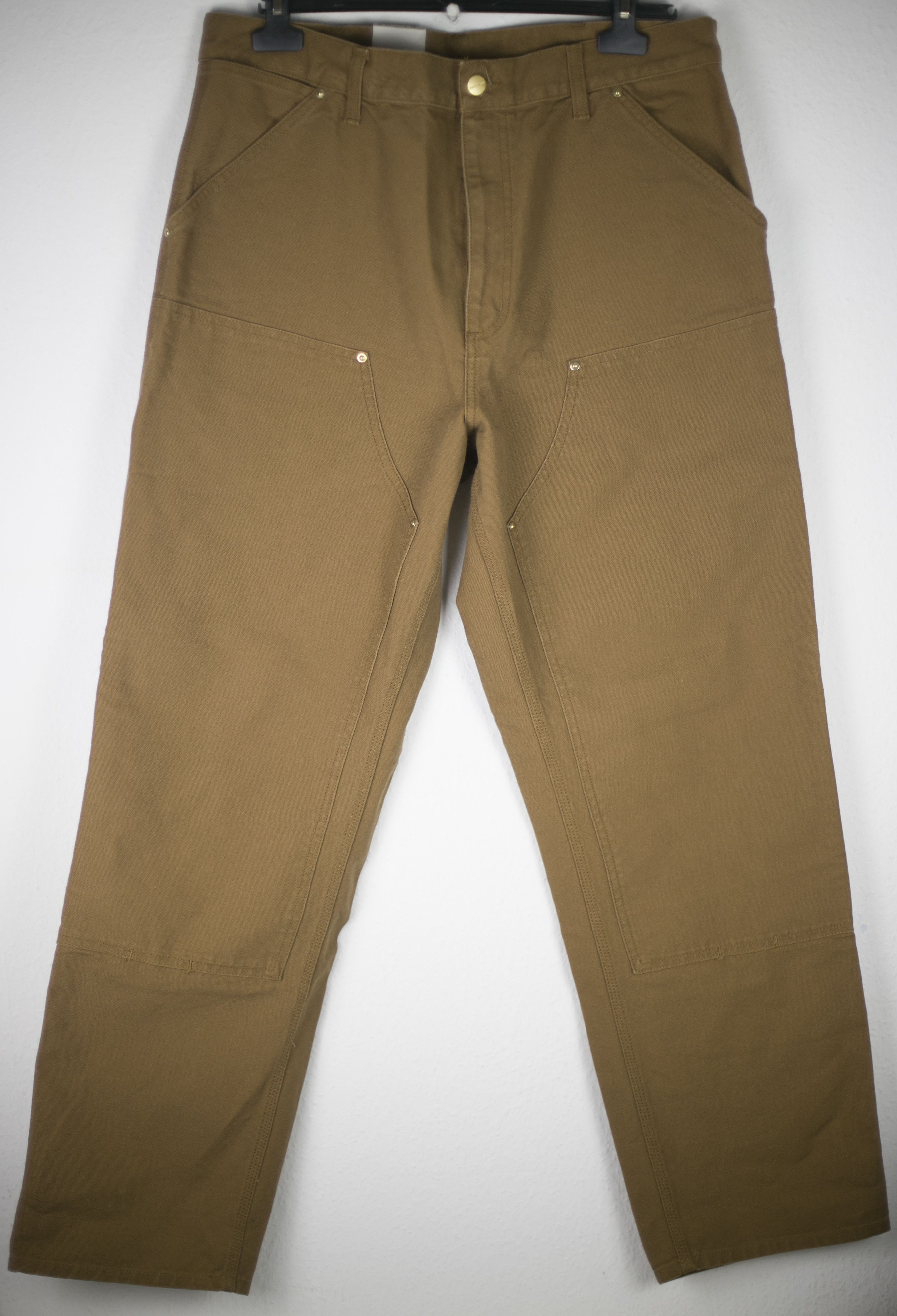 Carhartt Wip NWT Carhartt WIP DOUBLE KNEE PANT Turner Brown W33 L32 Size US 33 - 4 Thumbnail