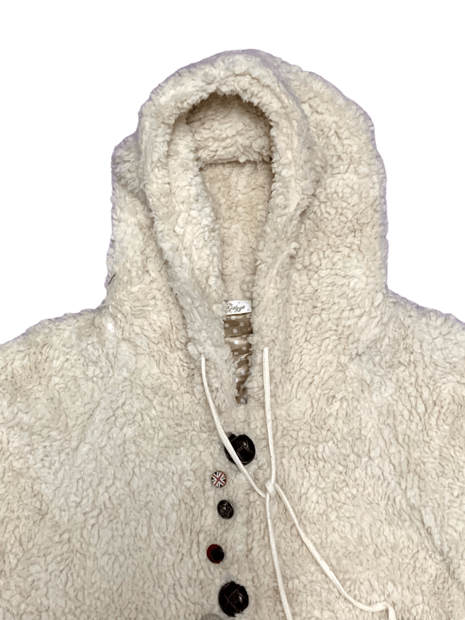 Japanese Brand SALES 🔥 Hype Japanese Brand Button Front Fleece Hoodie Size L / US 10 / IT 46 - 6 Thumbnail