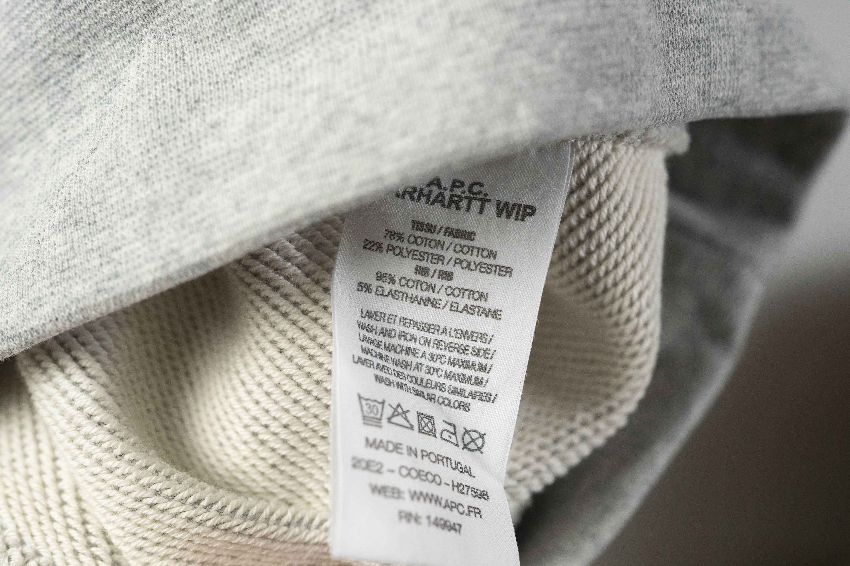 A.P.C. × Carhartt Wip NWT A.P.C. X Carhartt WIP Hoodie Grey Size XL Size US XL / EU 56 / 4 - 3 Thumbnail