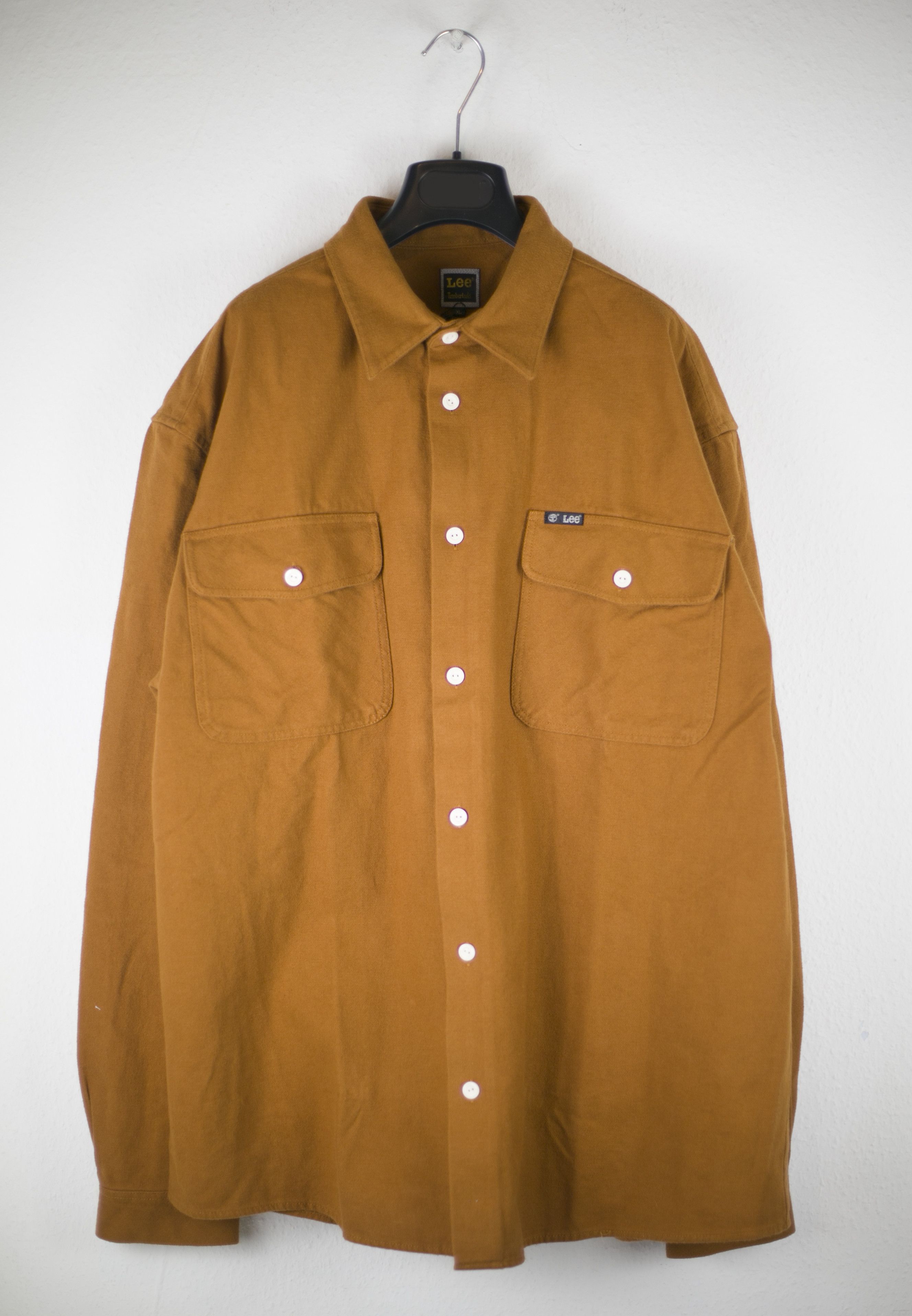 Lee × Timberland NWT Lee x Timberland FLANNEL SHIRT RUST XL Size US XL / EU 56 / 4 - 1 Thumbnail