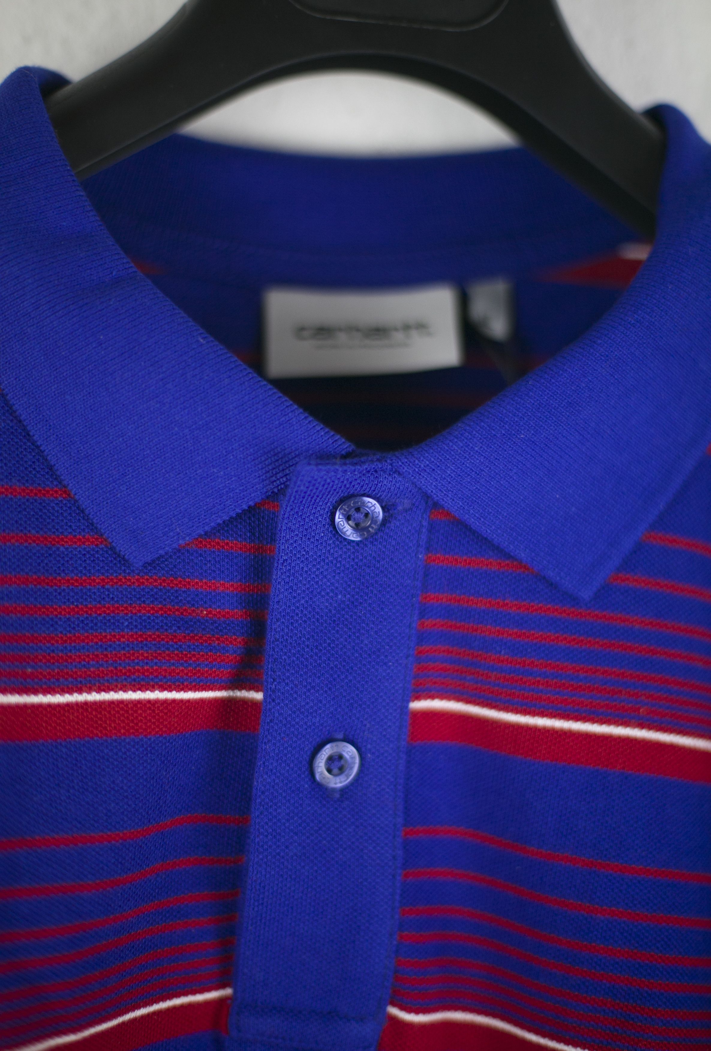Carhartt Wip NWT Carhartt WIP L/S Novi Polo Size Novi Stripe Size XL Size US XL / EU 56 / 4 - 2 Thumbnail