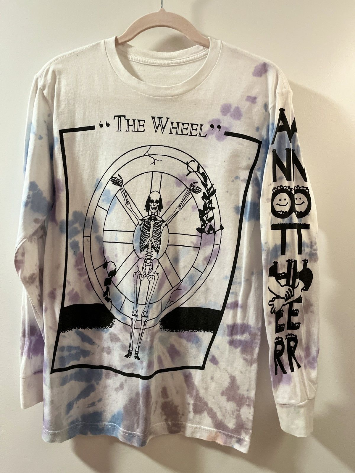 image of Online Ceramics "the Wheel" Tee in Tie Dye, Men's (Size Small)