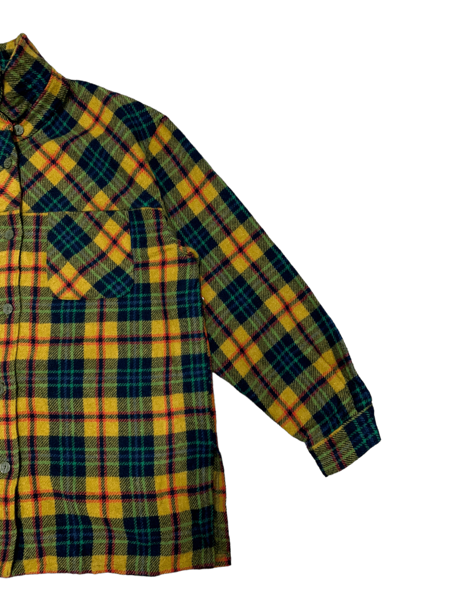 Japanese Brand Vintage Japanese Brand Wool Style Checkered Flannel Size US M / EU 48-50 / 2 - 9 Thumbnail