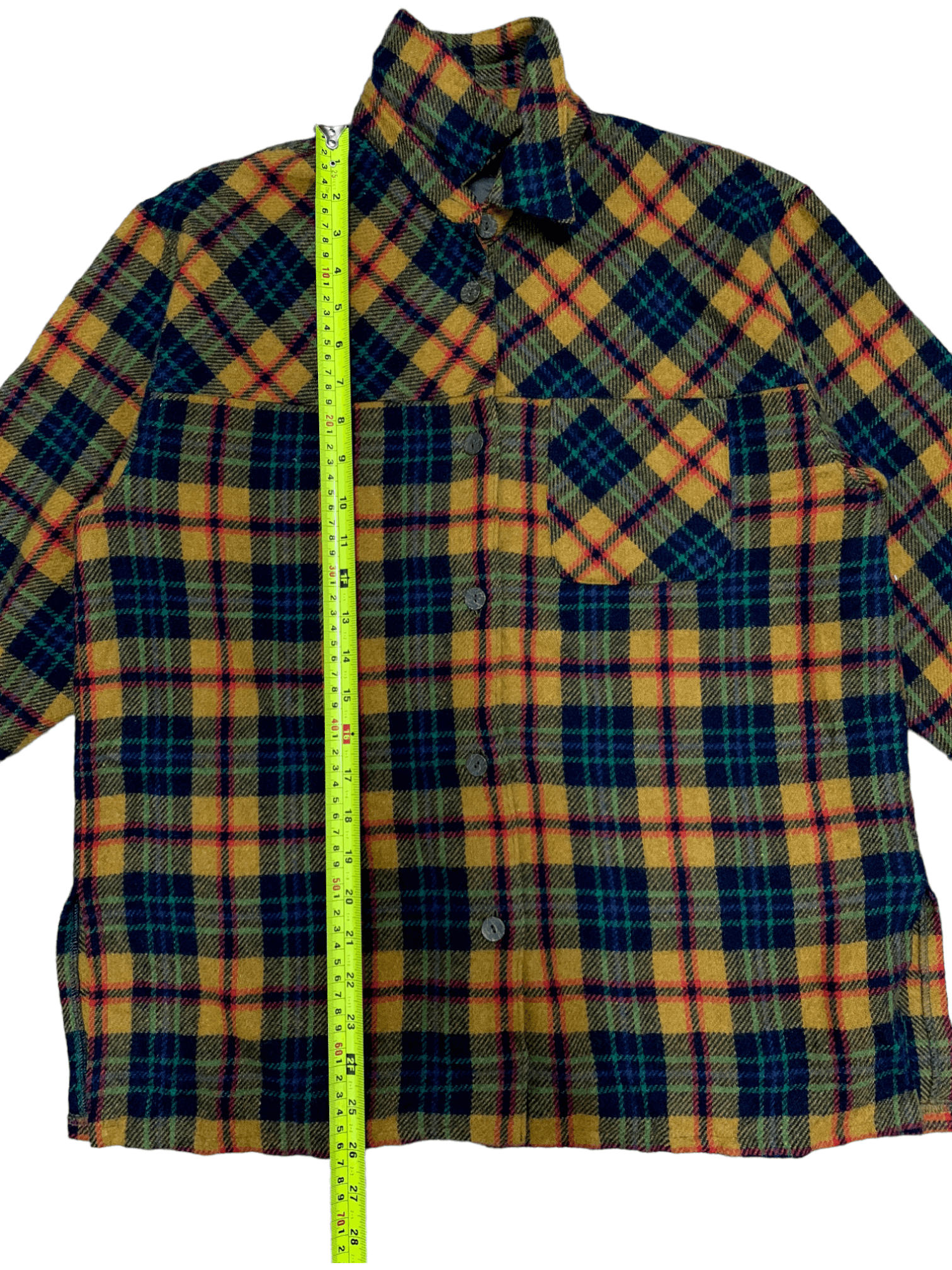 Japanese Brand Vintage Japanese Brand Wool Style Checkered Flannel Size US M / EU 48-50 / 2 - 12 Thumbnail