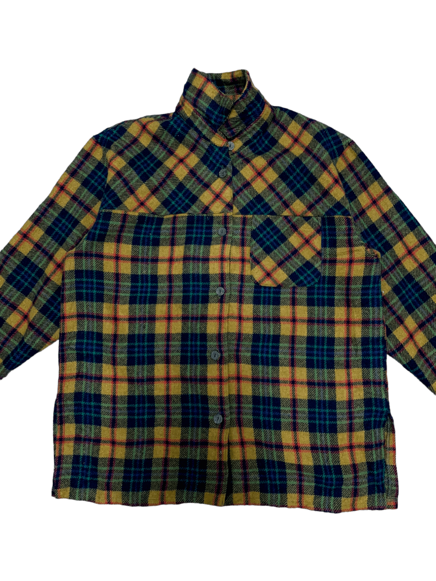 Japanese Brand Vintage Japanese Brand Wool Style Checkered Flannel Size US M / EU 48-50 / 2 - 7 Thumbnail