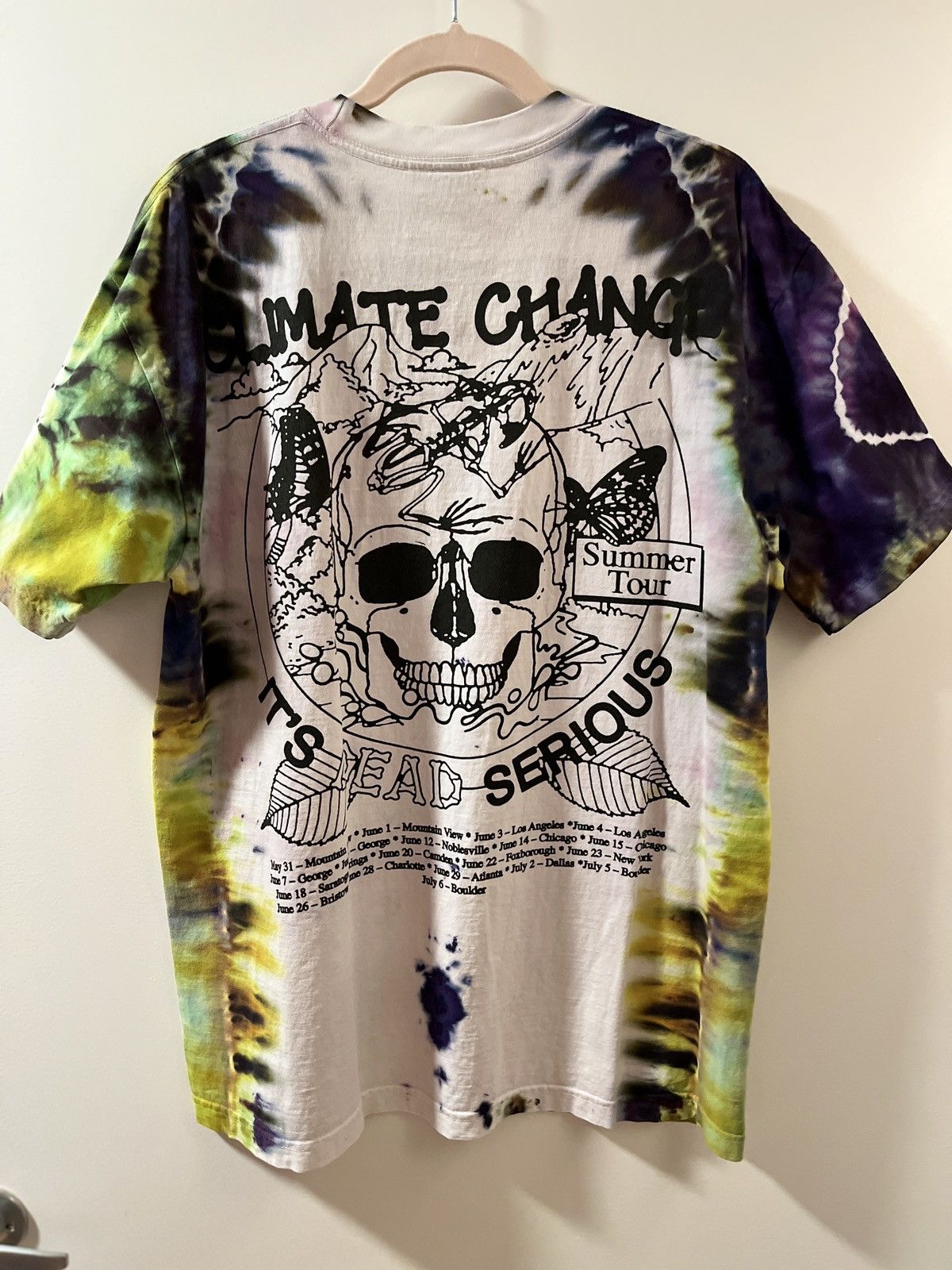 Online Ceramics SUMMER RAINFOREST DEAD - GUEST DYE - TEE Size US L / EU 52-54 / 3 - 5 Thumbnail