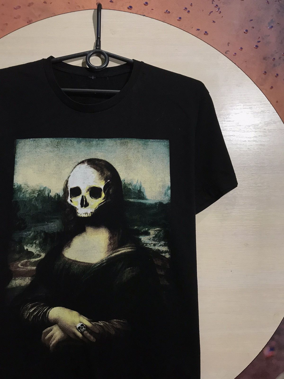 Vintage Vintage Mono Lisa streetwear art Humor skull logo tee Size US M / EU 48-50 / 2 - 1 Thumbnail