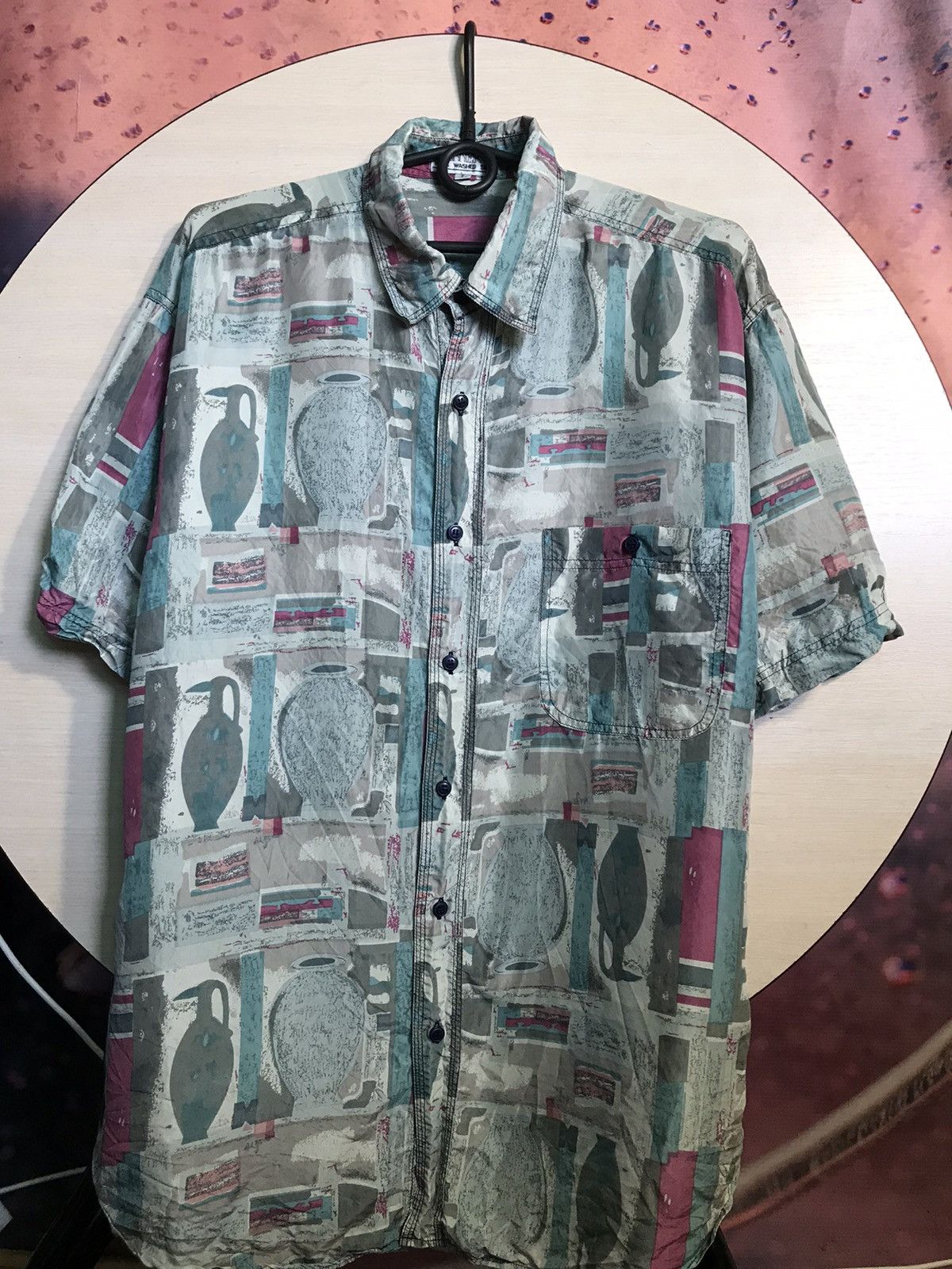 Vintage Vintage Silk streetwear crazy shirt Size US L / EU 52-54 / 3 - 2 Thumbnail