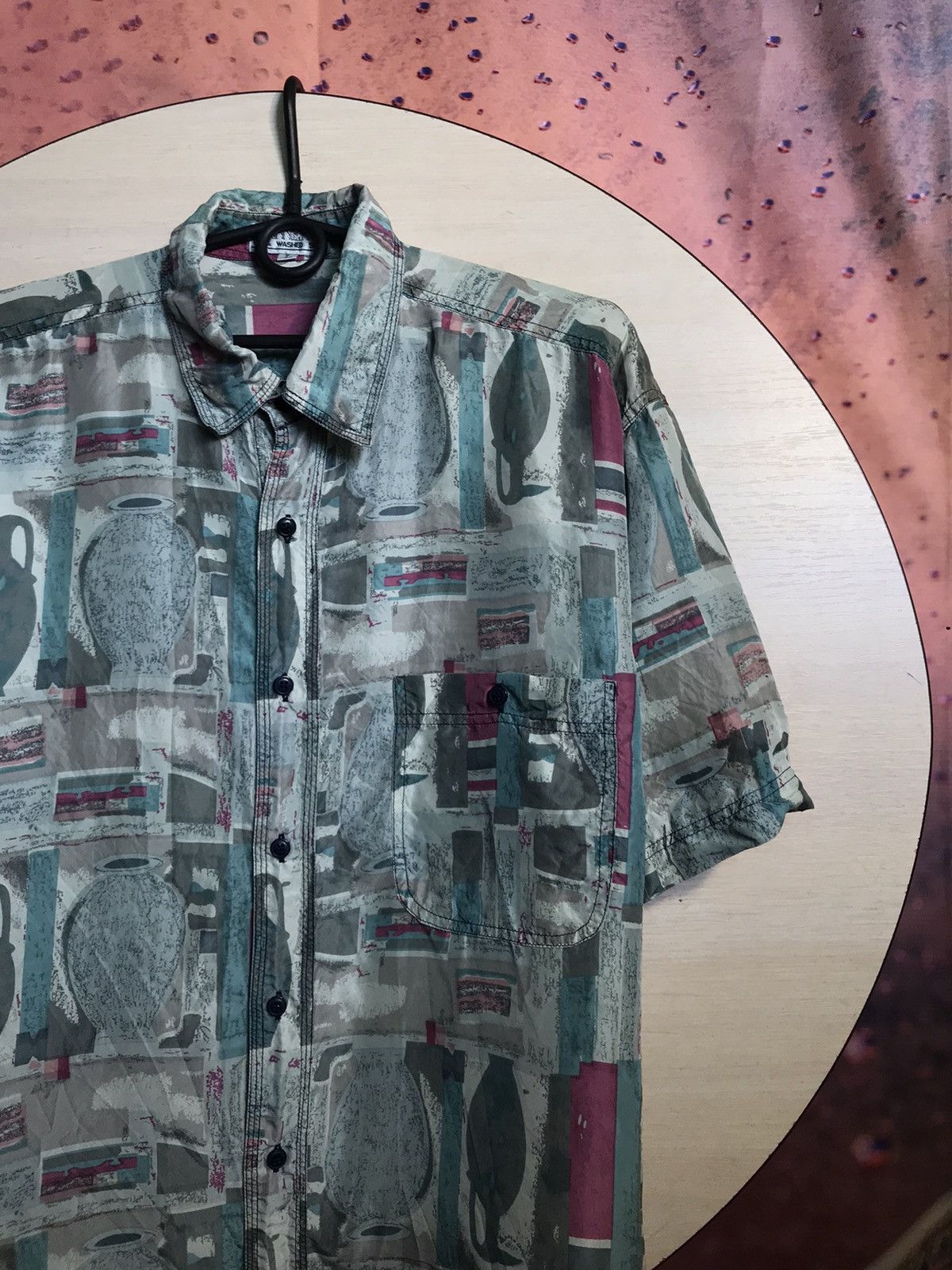 Vintage Vintage Silk streetwear crazy shirt Size US L / EU 52-54 / 3 - 1 Thumbnail