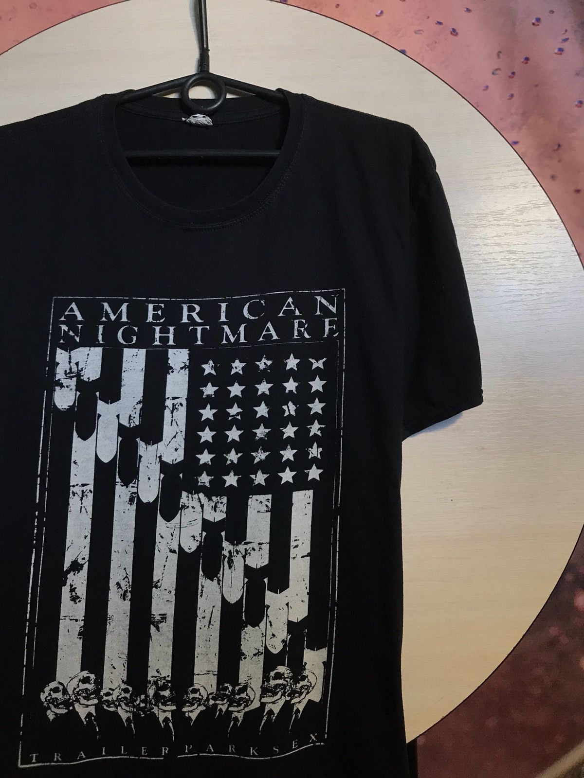 Band Tees American nightmare American flag streetwear tee Size US L / EU 52-54 / 3 - 1 Thumbnail