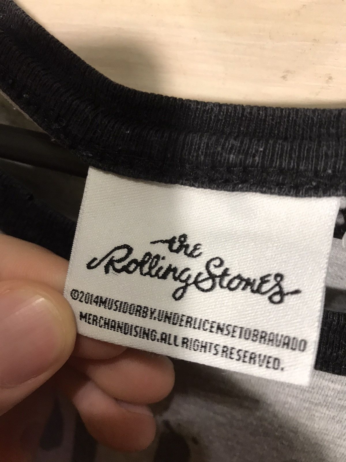 Band Tees × The Rolling Stones × Vintage Vintage the Rolling Stones band rock tee Size US L / EU 52-54 / 3 - 5 Thumbnail
