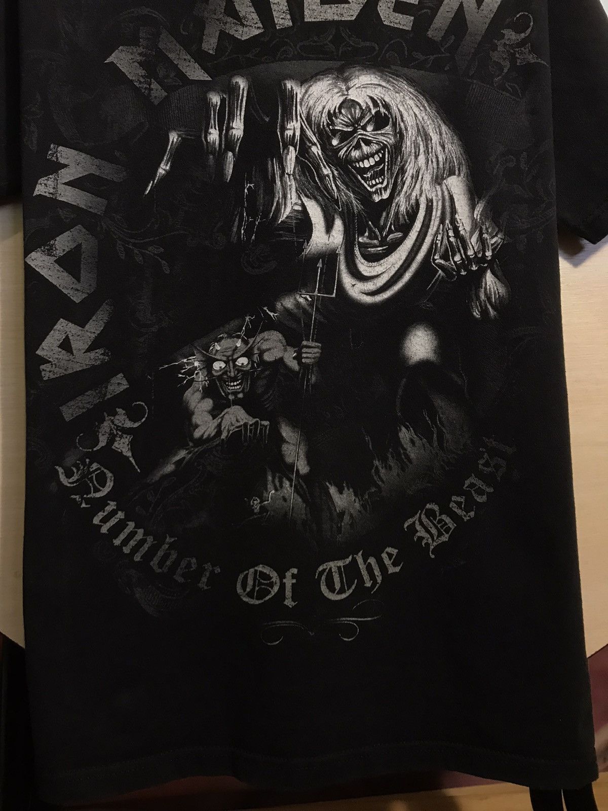 Band Tees × Iron Maiden × Vintage Vintage Iron Maiden band rock tee Size US M / EU 48-50 / 2 - 4 Thumbnail