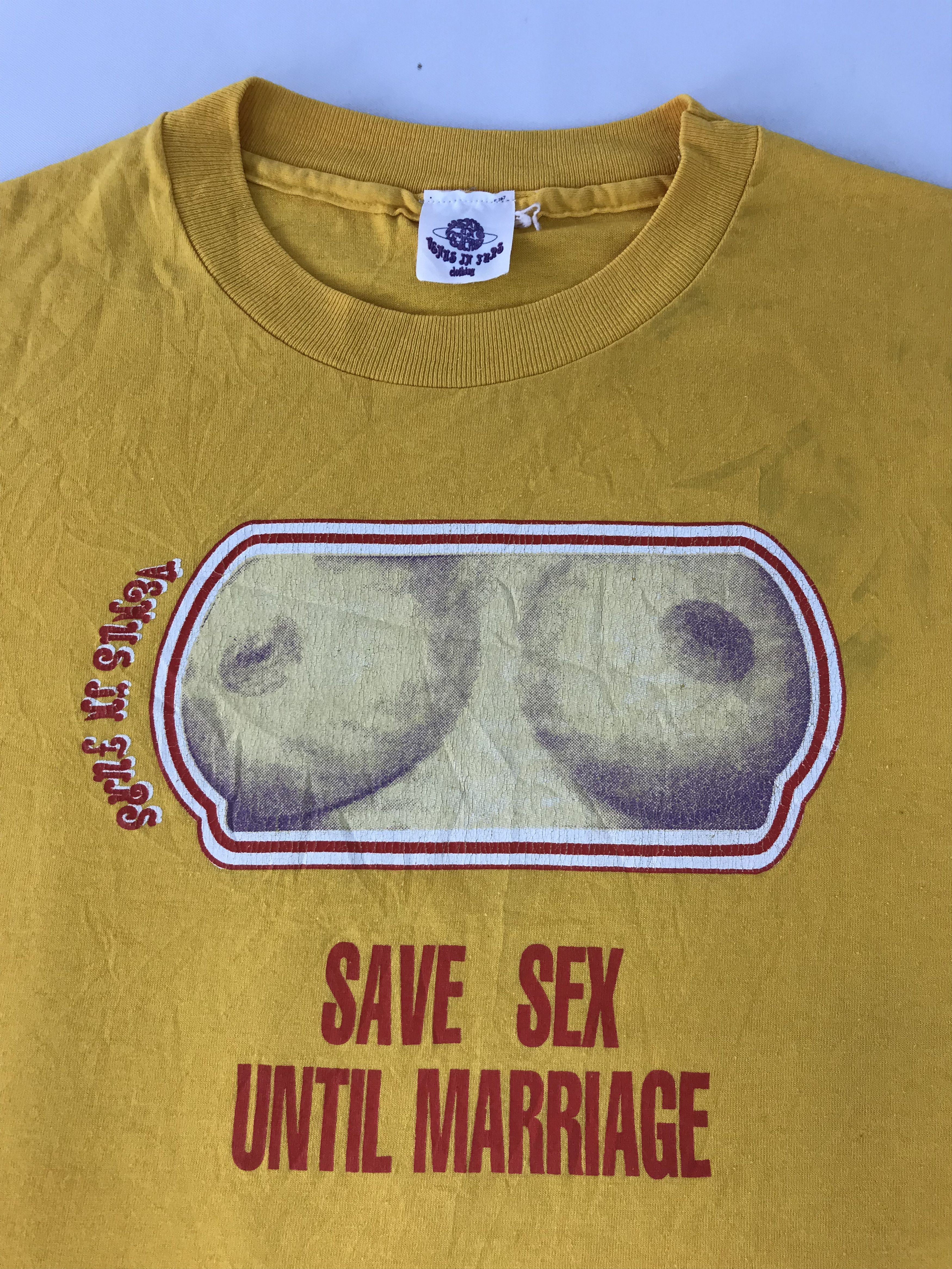 Andy Warhol × Vintage Venus In Furs Save Sex Until Marriage Tee Unisex Size US S / EU 44-46 / 1 - 3 Thumbnail