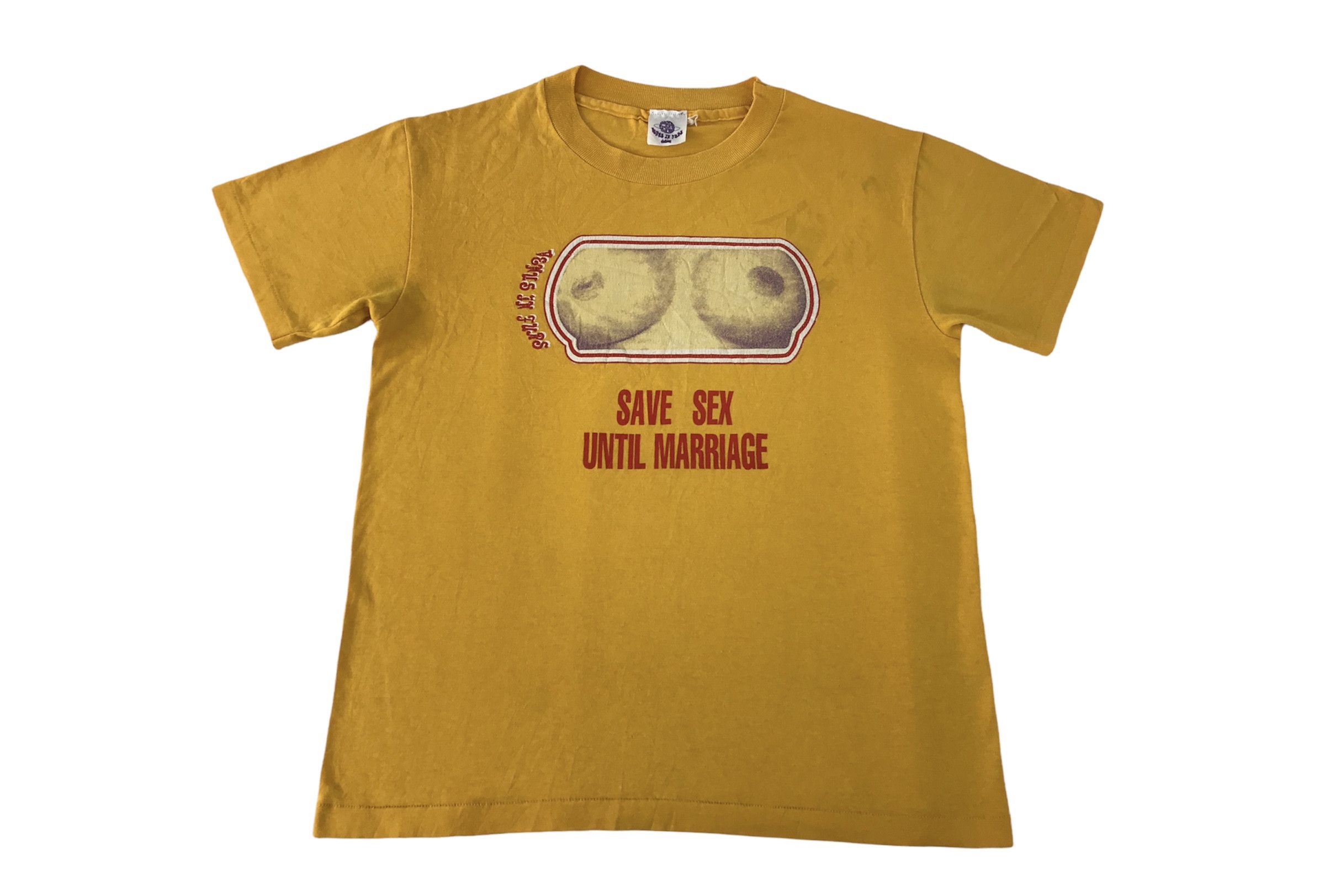 Andy Warhol × Vintage Venus In Furs Save Sex Until Marriage Tee Unisex Size US S / EU 44-46 / 1 - 1 Thumbnail