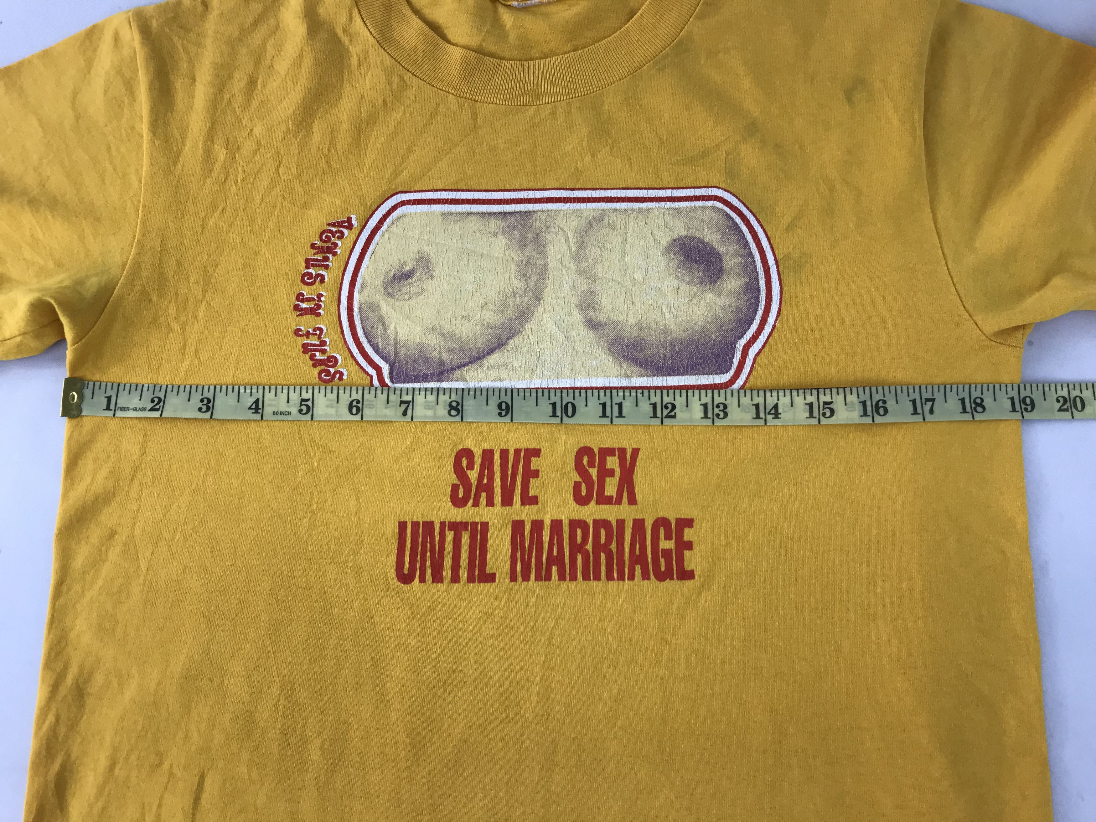 Andy Warhol × Vintage Venus In Furs Save Sex Until Marriage Tee Unisex Size US S / EU 44-46 / 1 - 5 Thumbnail