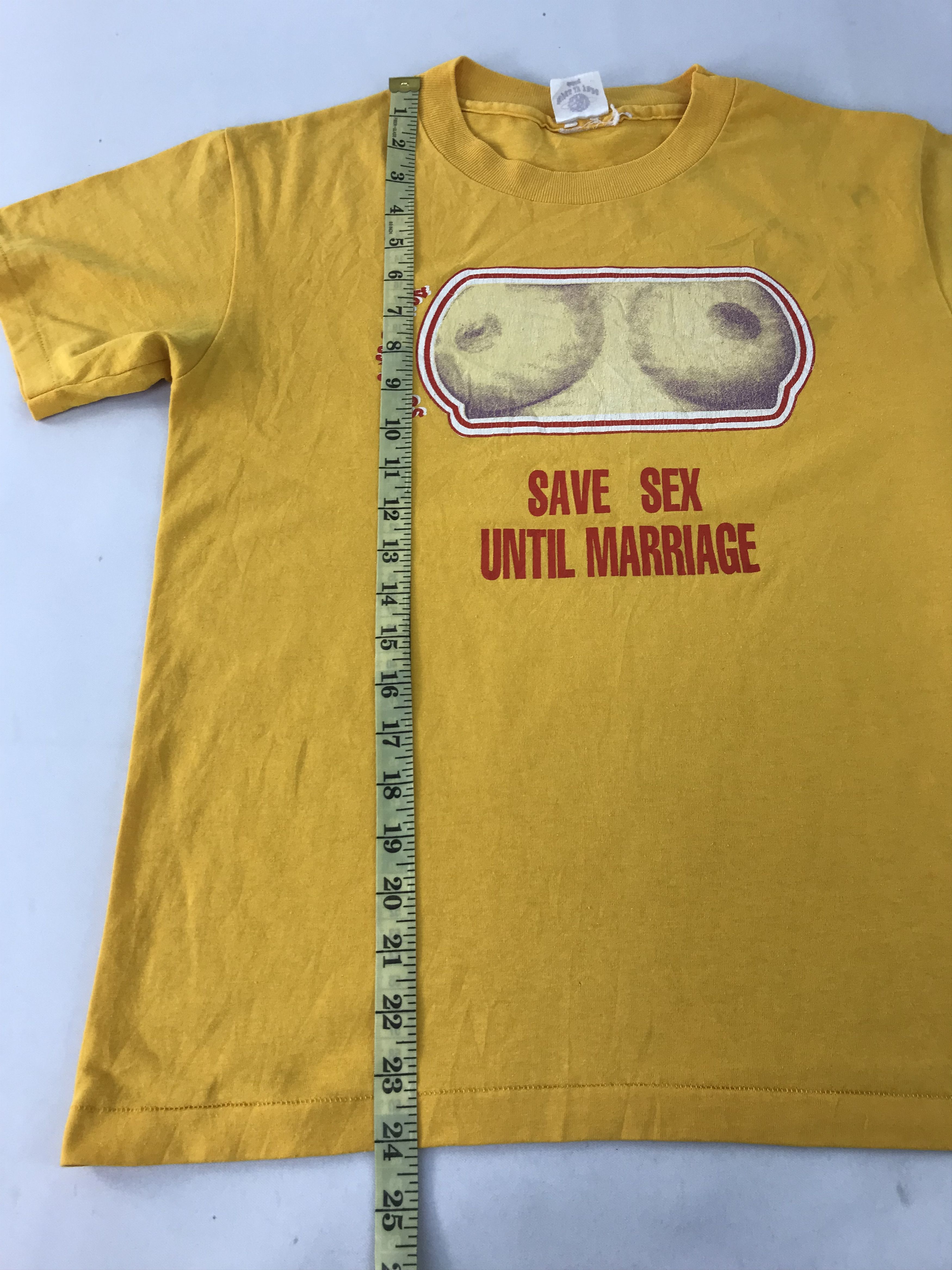 Andy Warhol × Vintage Venus In Furs Save Sex Until Marriage Tee Unisex Size US S / EU 44-46 / 1 - 6 Thumbnail