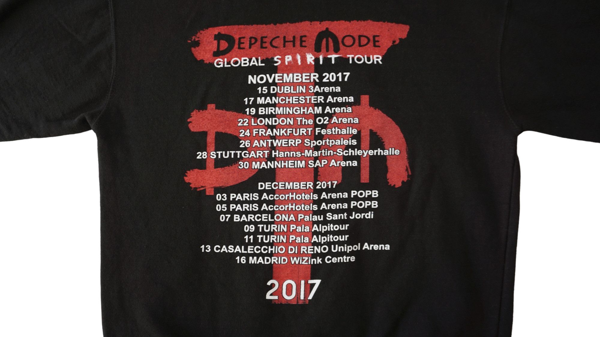 Band Tees Depeche Mode Spirit Global Tour 2017 Official Hoodie Size US M / EU 48-50 / 2 - 6 Thumbnail
