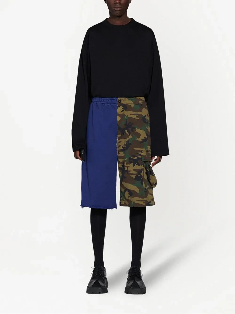 Balenciaga 50/50 Cargo Shorts Size US 30 / EU 46 - 1 Thumbnail
