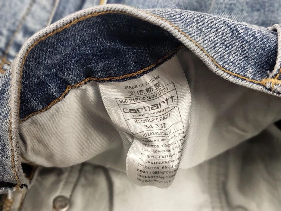 Carhartt Carhartt Klondike Pant Classic Men's Washed Denim Jeans Size US 34 / EU 50 - 9 Thumbnail