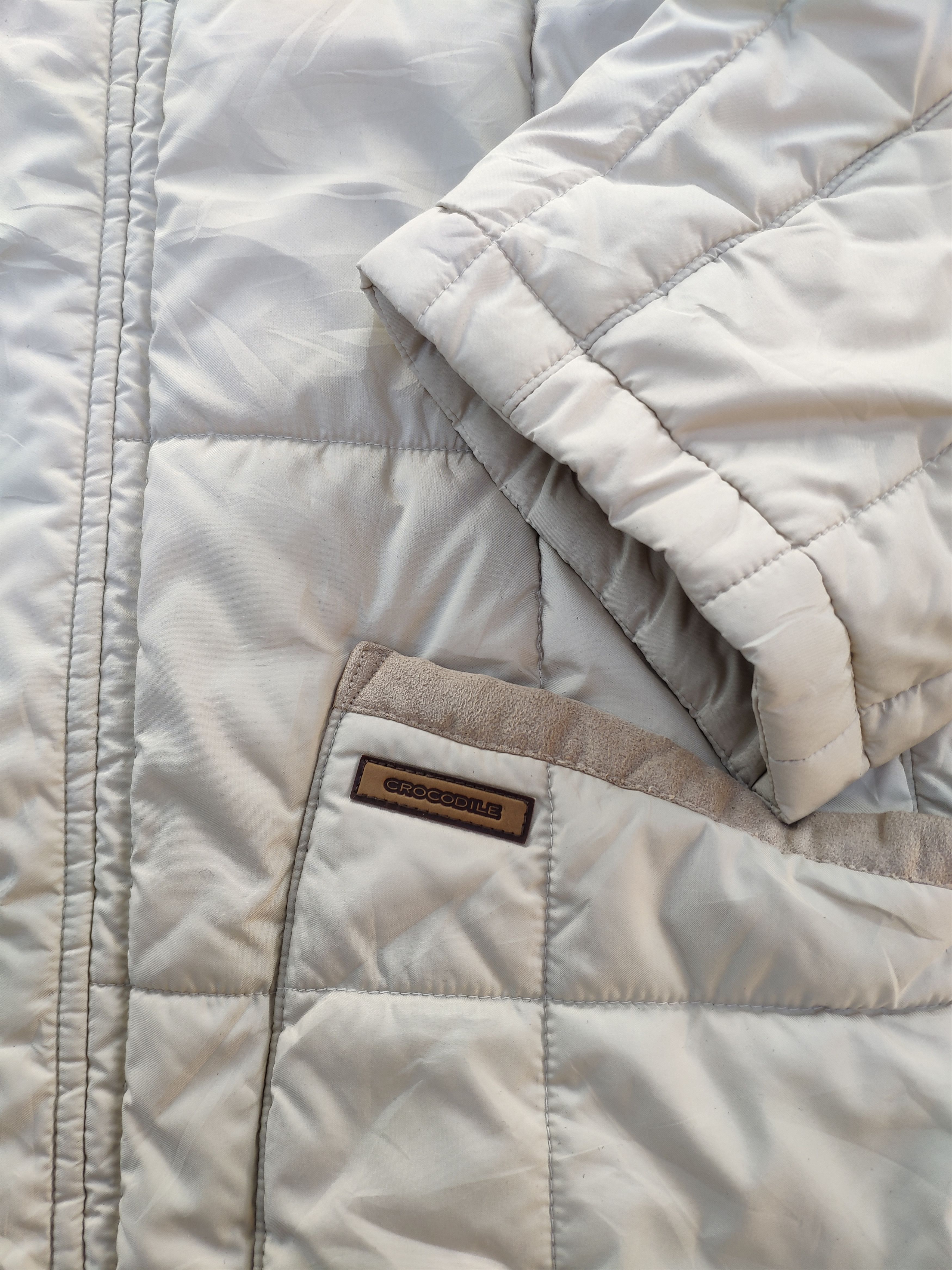 Japanese Brand × Vintage Steal 💥 Vintage Quilted Jacket by Crocodile Size US M / EU 48-50 / 2 - 3 Thumbnail
