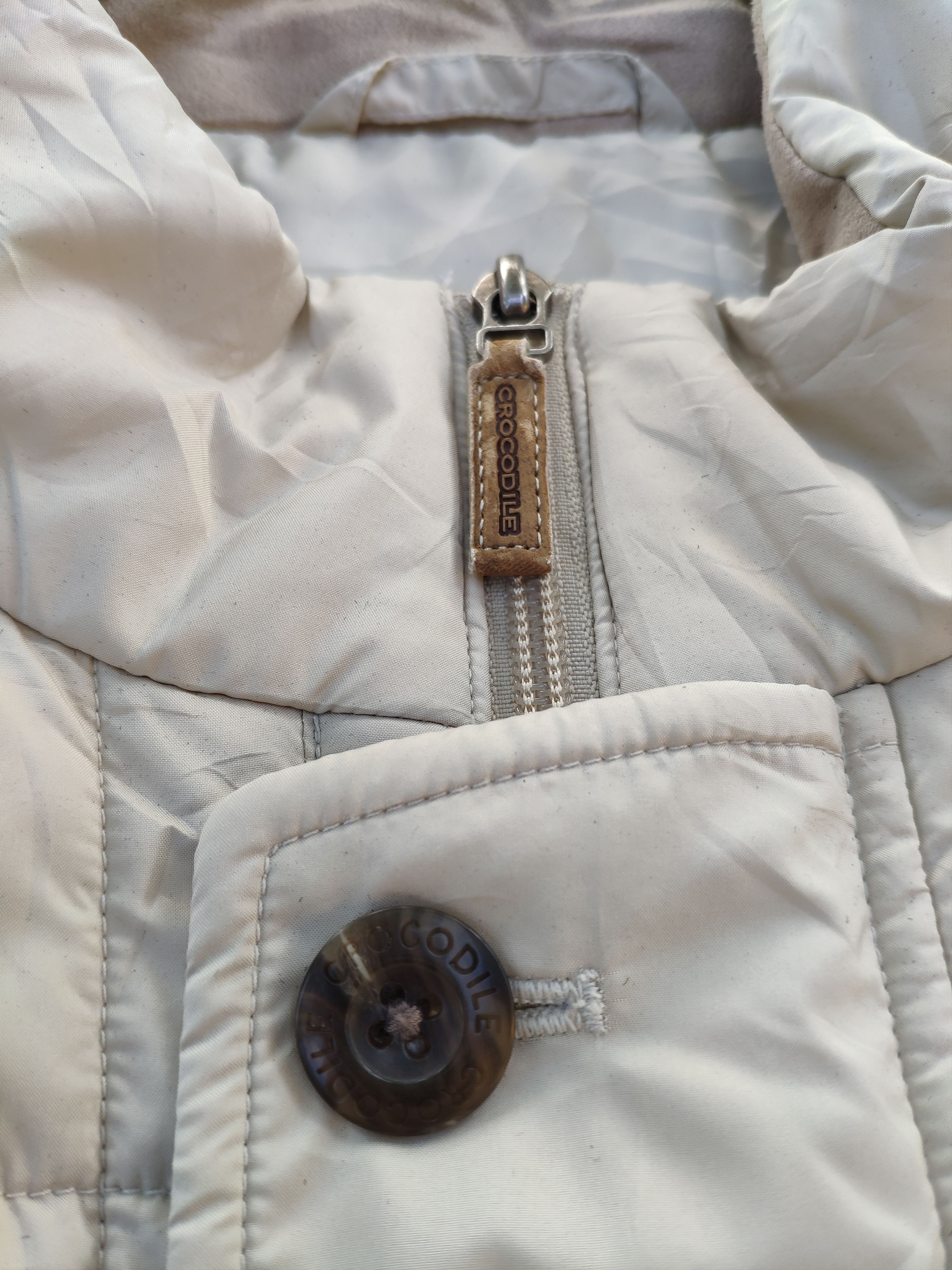 Japanese Brand × Vintage Steal 💥 Vintage Quilted Jacket by Crocodile Size US M / EU 48-50 / 2 - 5 Thumbnail