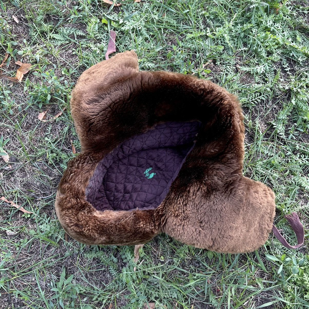Vintage Vintage 90s Mohair Beanie Fuzzy Grunge Alt Thrashed Slim OS Size ONE SIZE - 5 Thumbnail