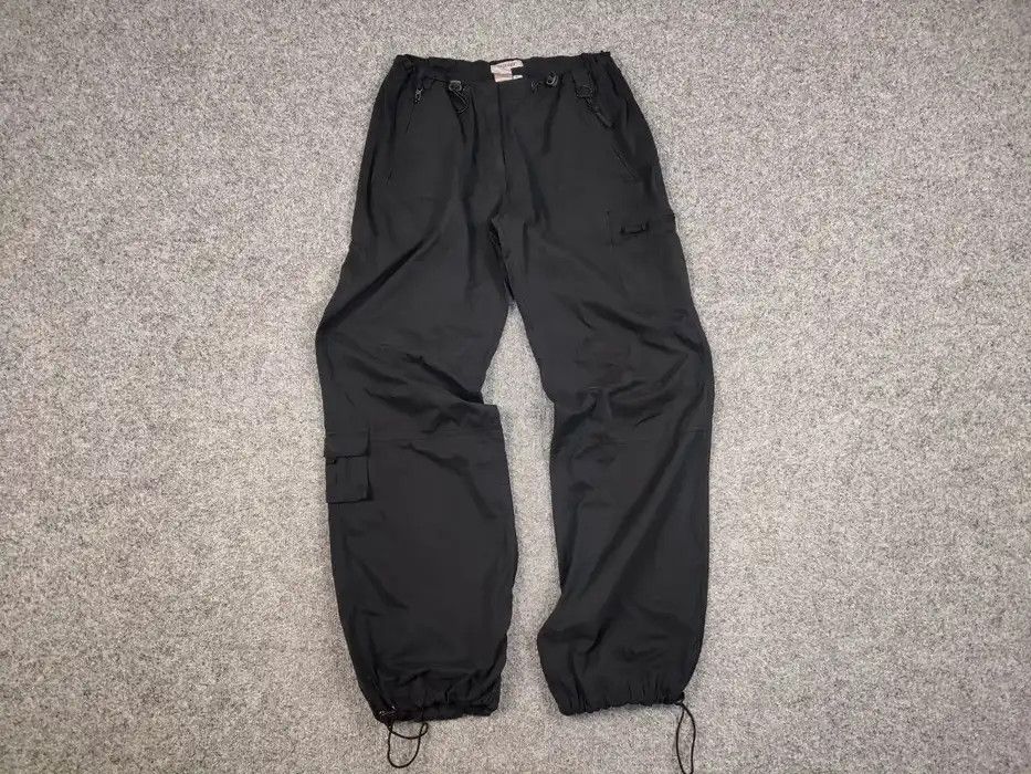 Japanese Brand Vintage 90's Japanese Parachute Cargo Black Pants Y2K Style Size 34" / US 12 / IT 48 - 5 Thumbnail