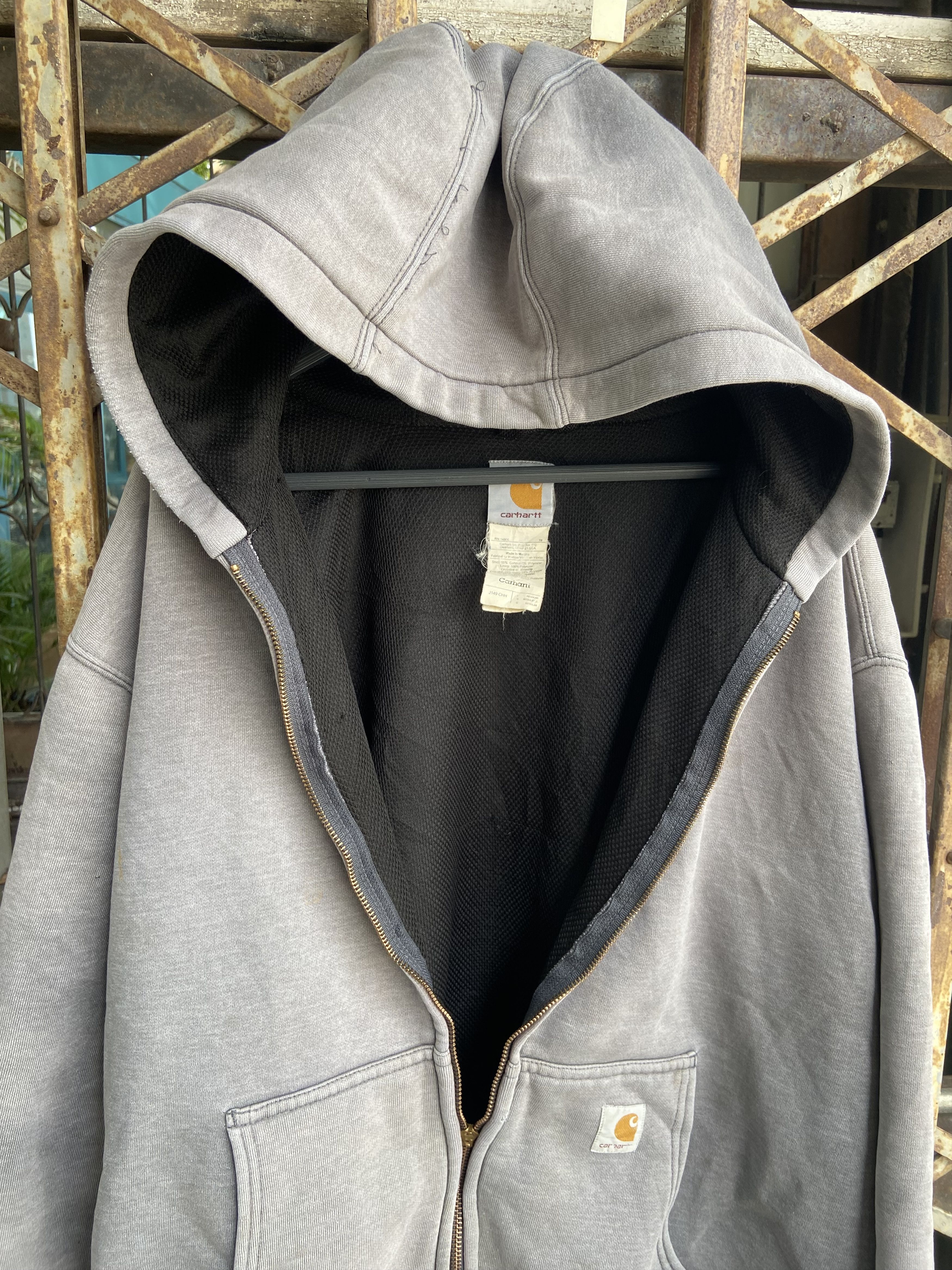 Carhartt × Streetwear × Vintage SUN FADED CEMENT GREY