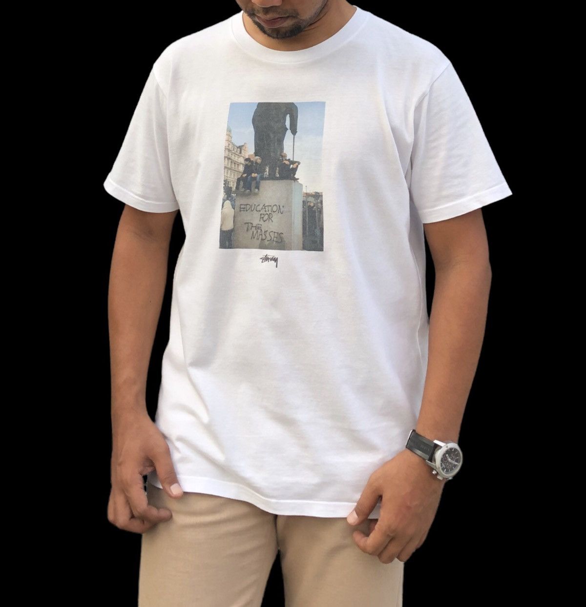 Stussy 🔥OG Stussy For The Masses T-shirt Size US M / EU 48-50 / 2 - 2 Thumbnail