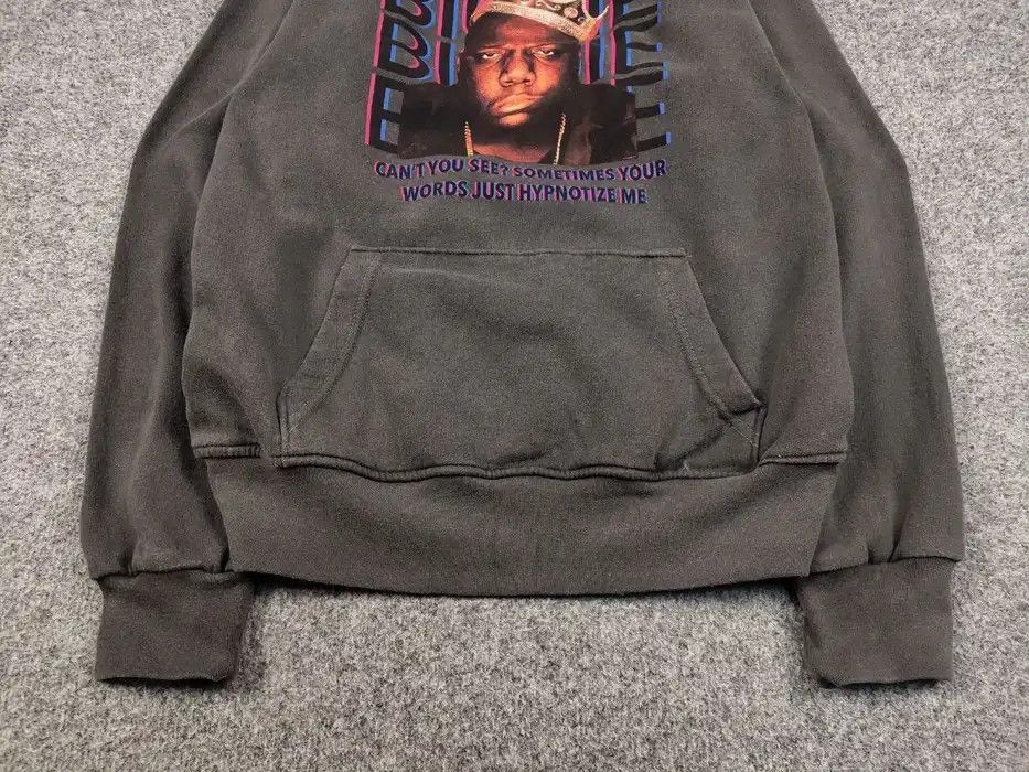 Rap Tees The Notorious B.I.G. Vintage Gray Logo Oversize Hoodie Size US L / EU 52-54 / 3 - 4 Thumbnail