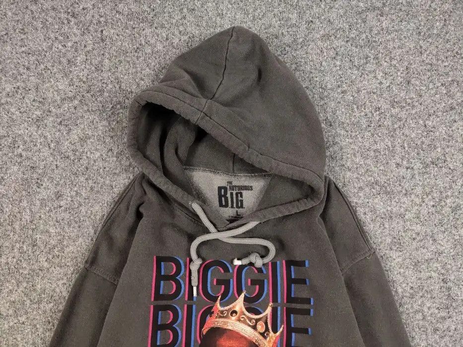 Rap Tees The Notorious B.I.G. Vintage Gray Logo Oversize Hoodie Size US L / EU 52-54 / 3 - 1 Thumbnail
