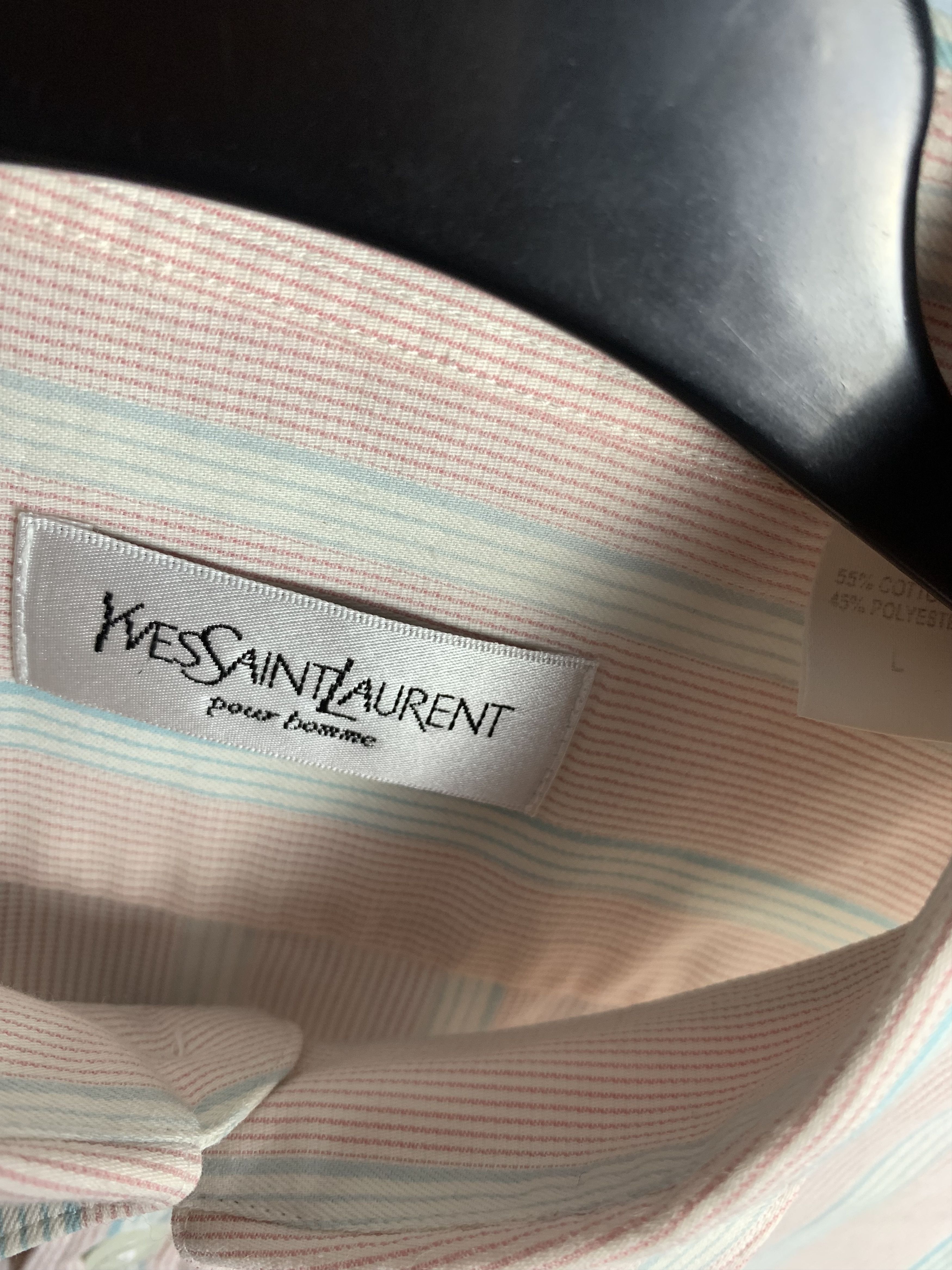Yves Saint Laurent Yves Saint Laurent YSL men's long sleeve shirt Size US L / EU 52-54 / 3 - 3 Thumbnail