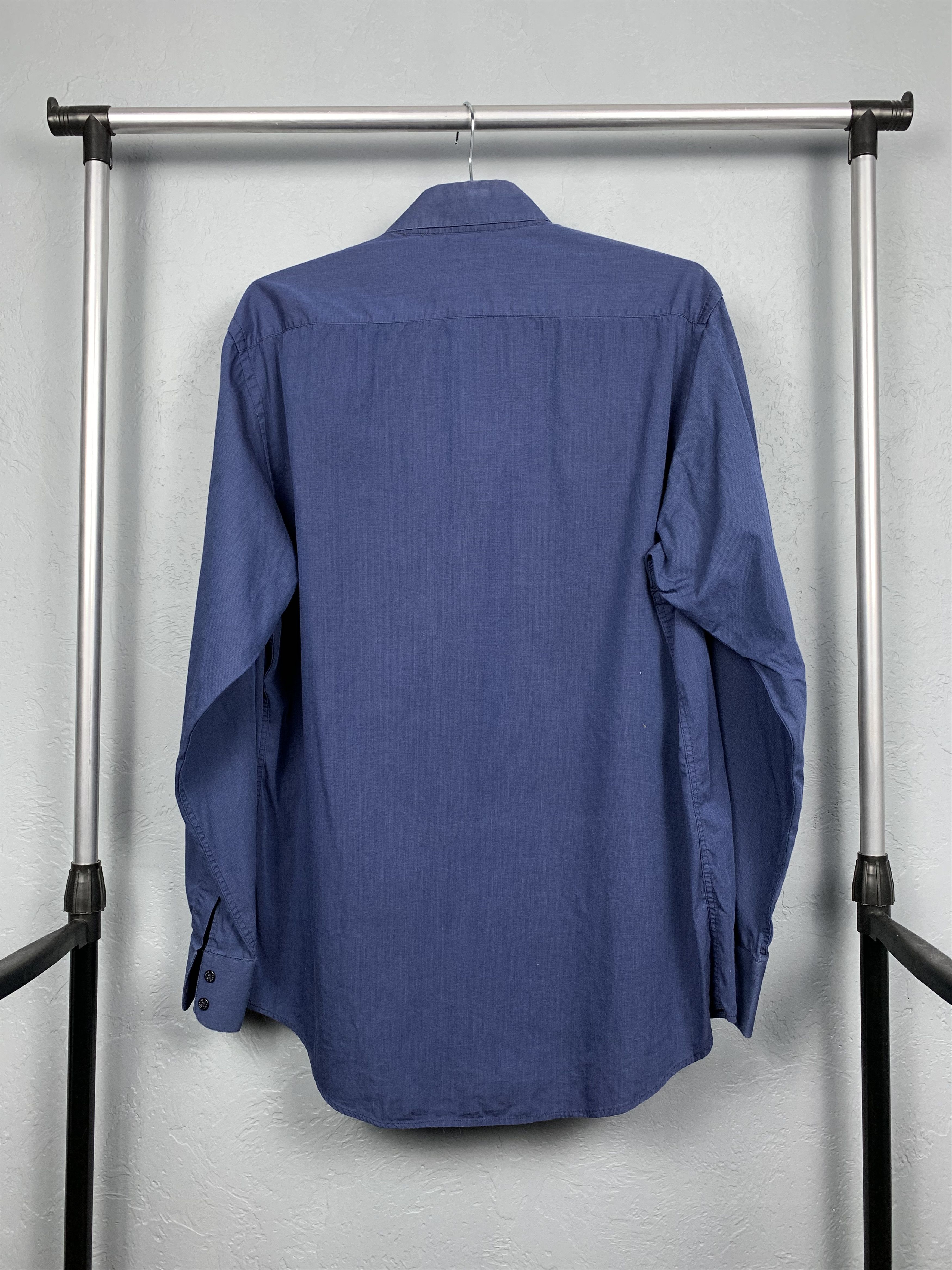 Versace Versace V2 Mens Long Sleeve Shirt Size US L / EU 52-54 / 3 - 6 Thumbnail