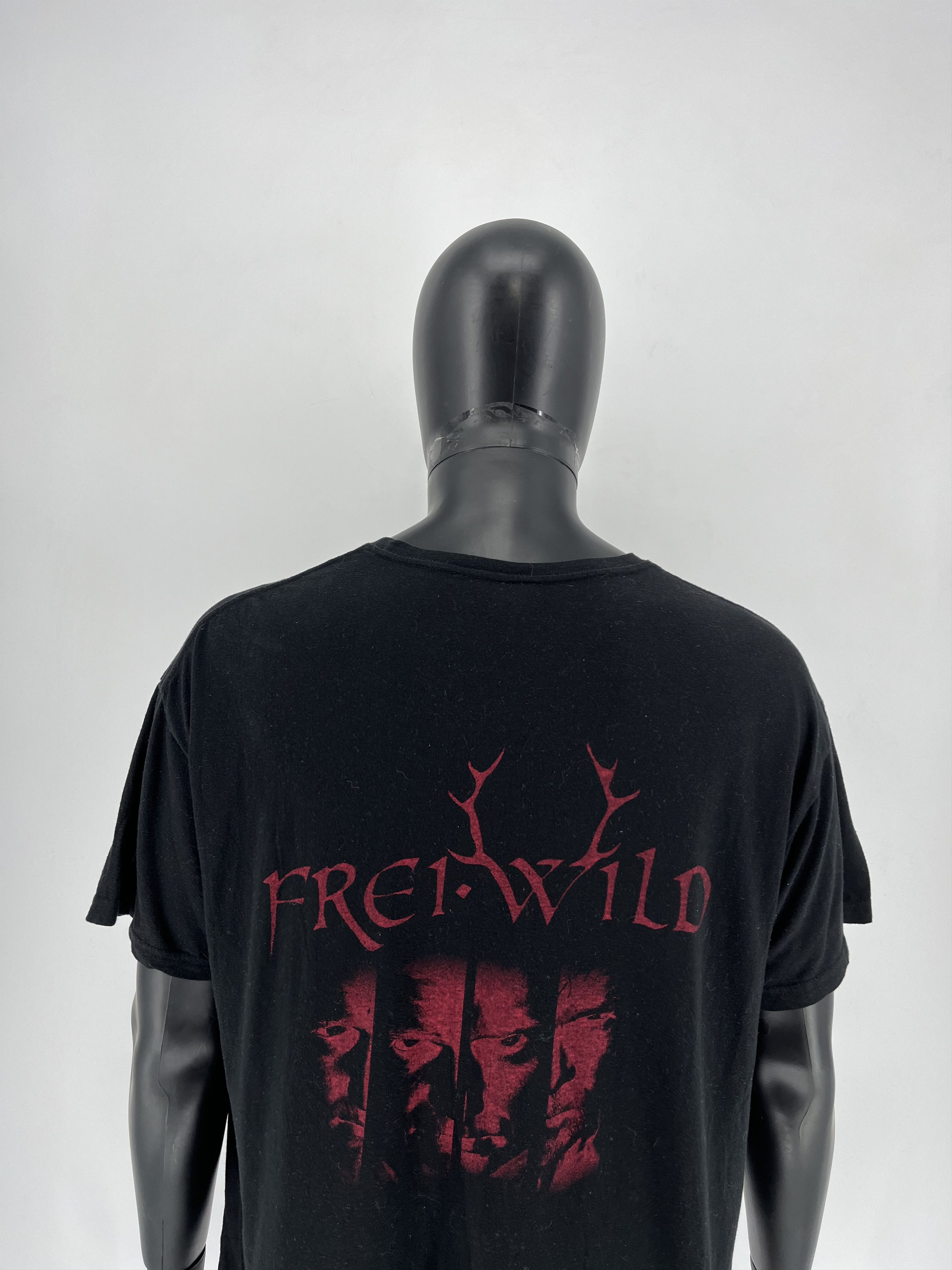Band Tees Vintage Frei WILD Band tee Skull T shirt Black Size US L / EU 52-54 / 3 - 7 Thumbnail