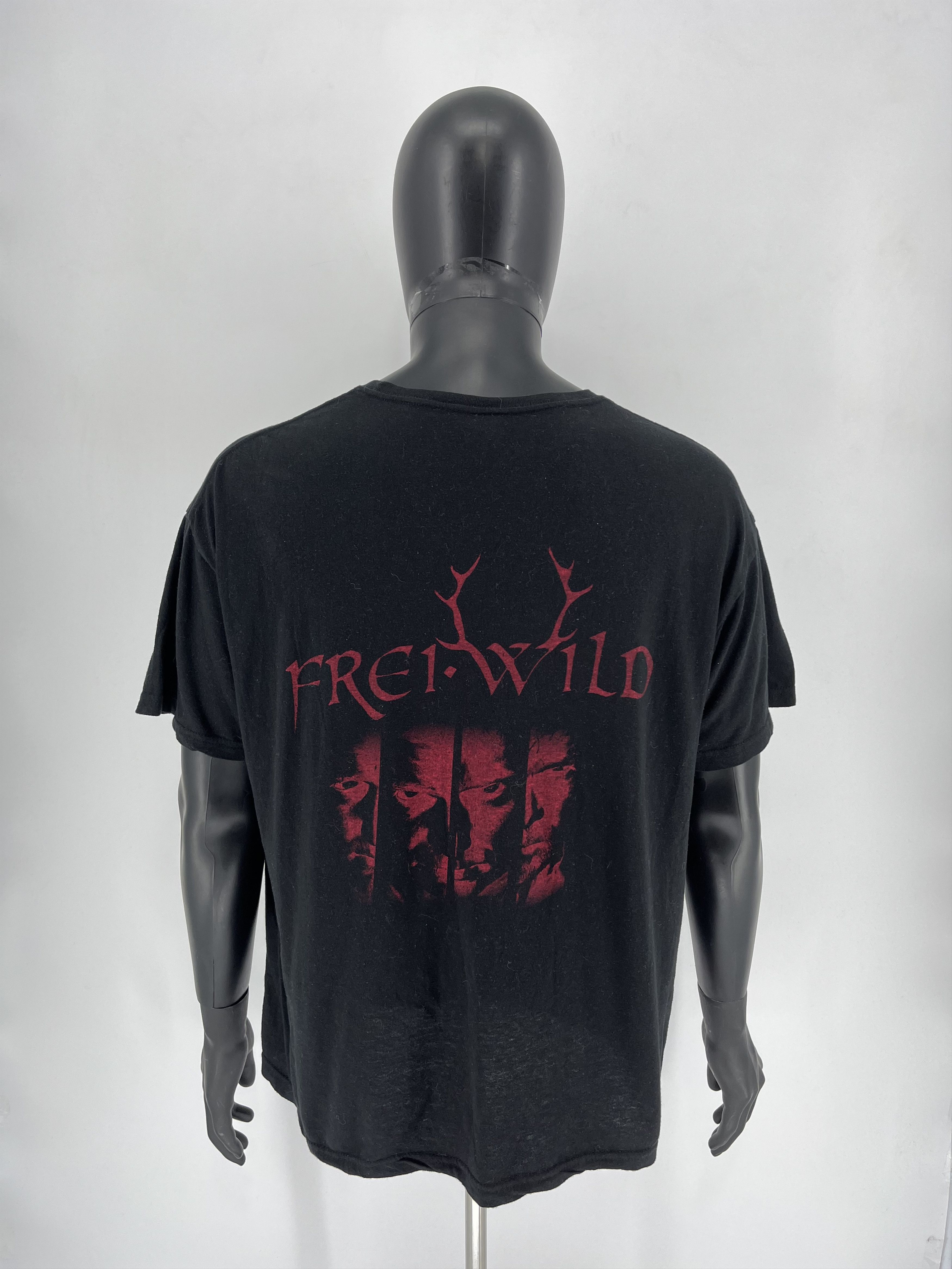 Band Tees Vintage Frei WILD Band tee Skull T shirt Black Size US L / EU 52-54 / 3 - 8 Thumbnail