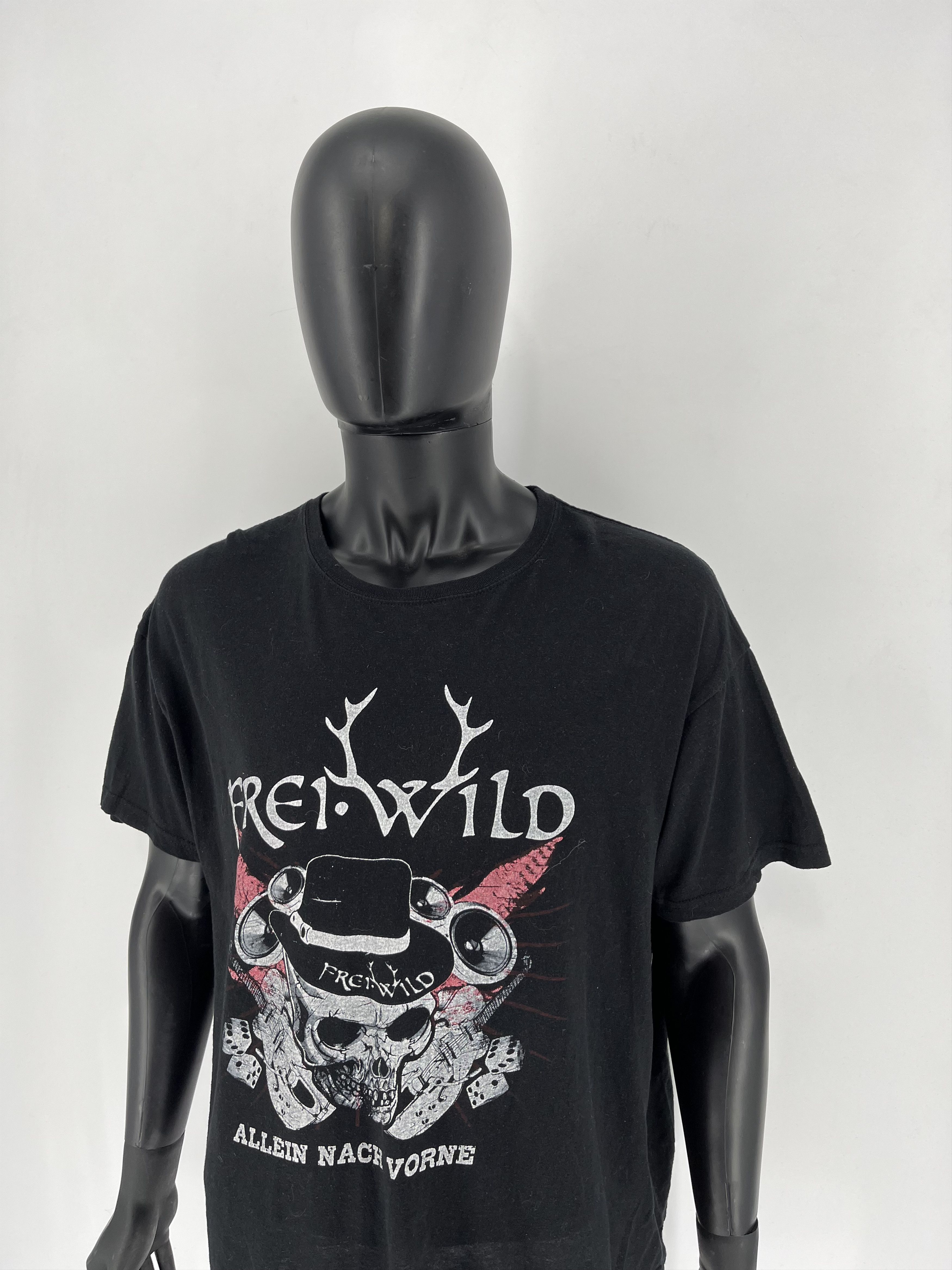 Band Tees Vintage Frei WILD Band tee Skull T shirt Black Size US L / EU 52-54 / 3 - 4 Thumbnail