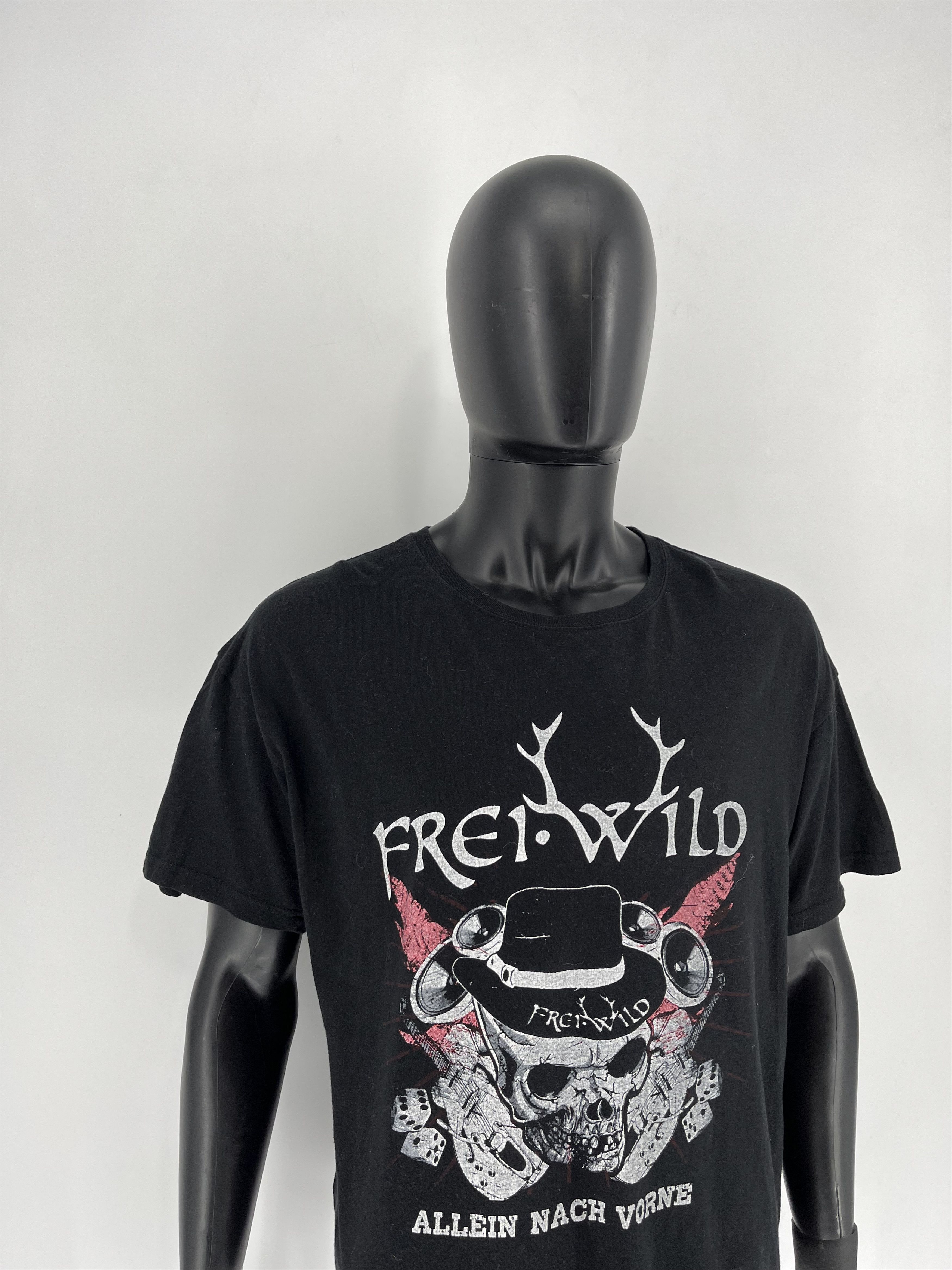 Band Tees Vintage Frei WILD Band tee Skull T shirt Black Size US L / EU 52-54 / 3 - 3 Thumbnail