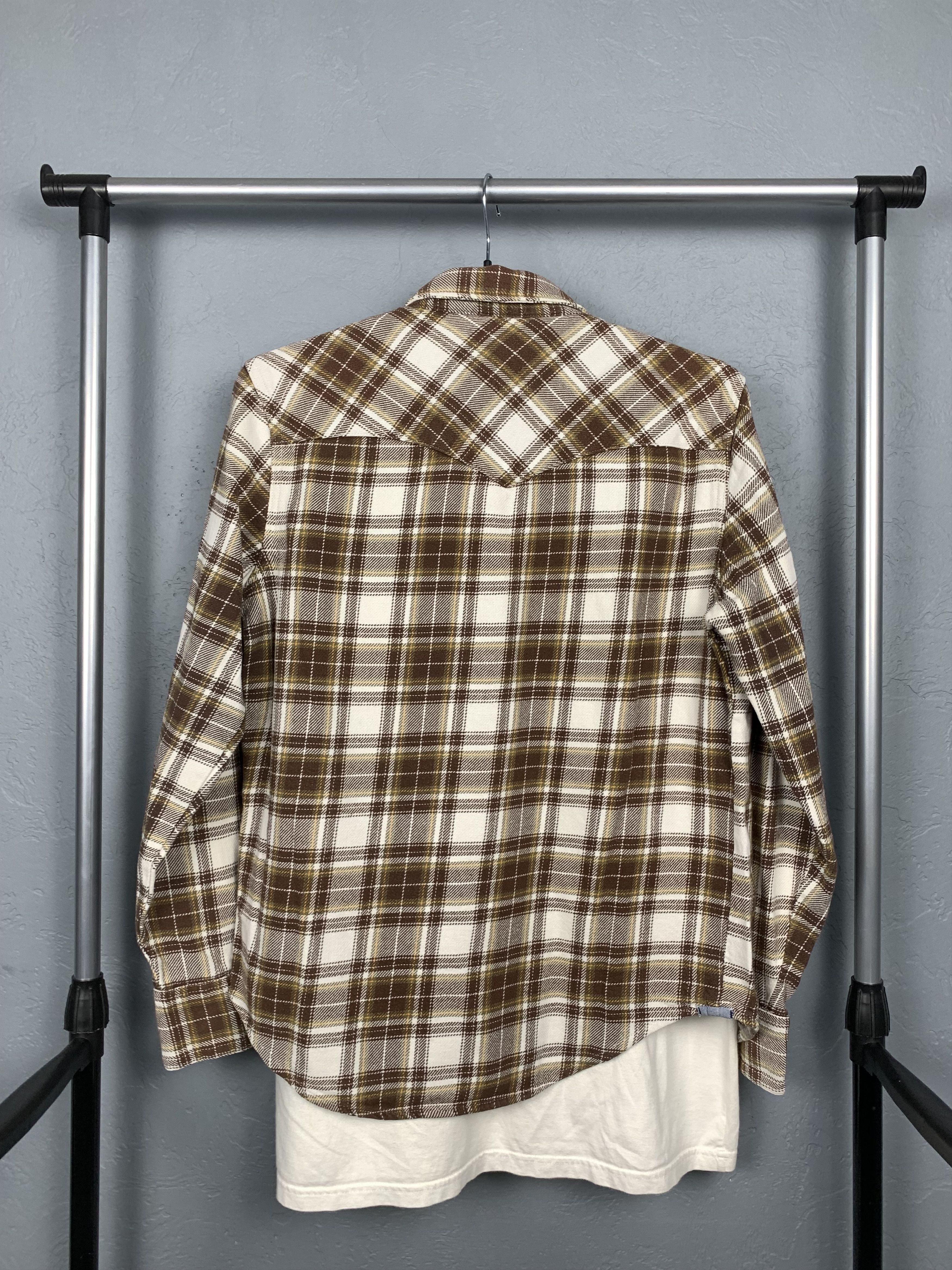 Levi's Levi's Vintage Mens Flannel Plaid Shirt Y2K Size US S / EU 44-46 / 1 - 5 Thumbnail