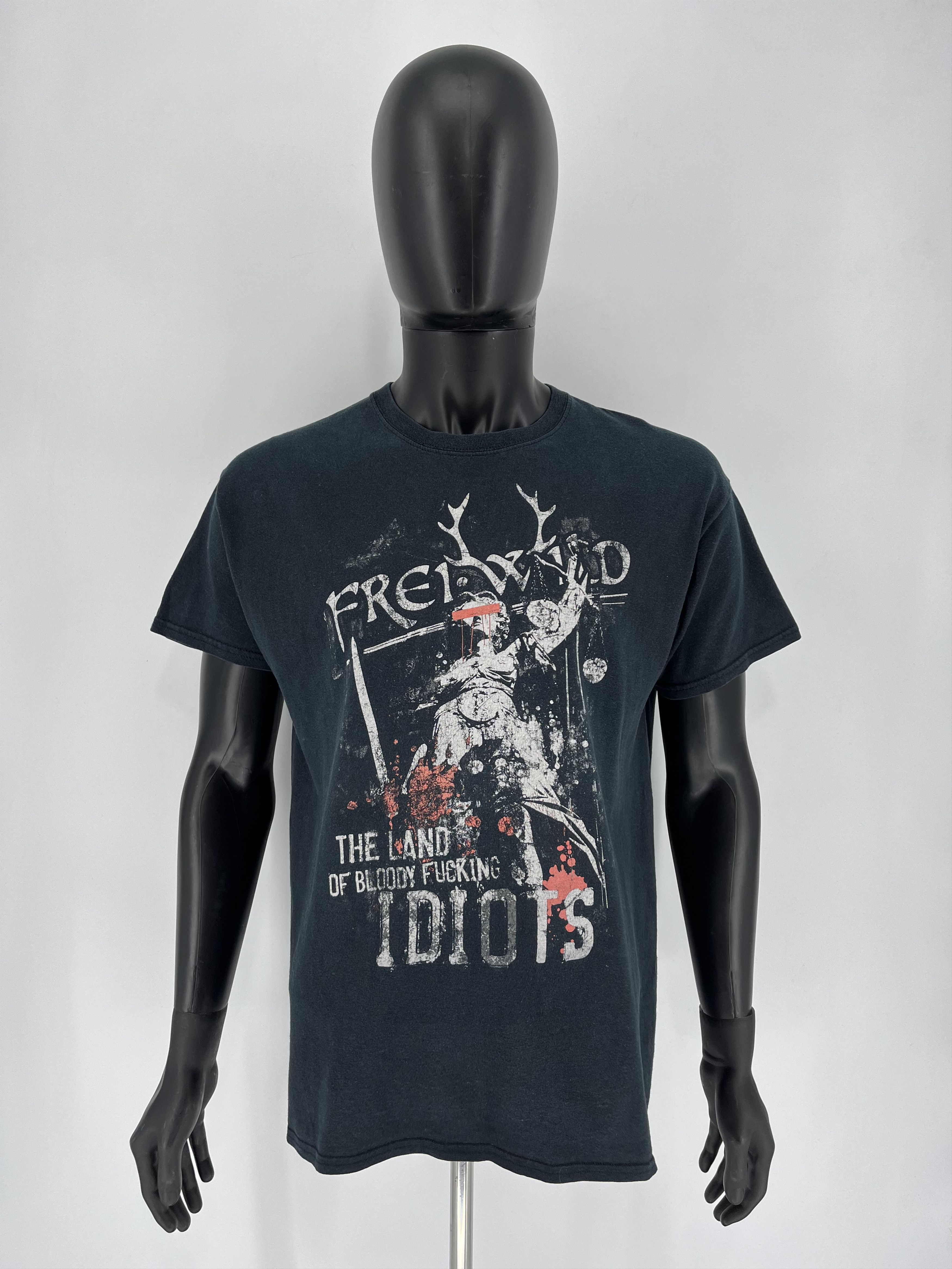 Band Tees Vintage Frei WILD Band tee Skull T shirt Black Size US L / EU 52-54 / 3 - 2 Thumbnail