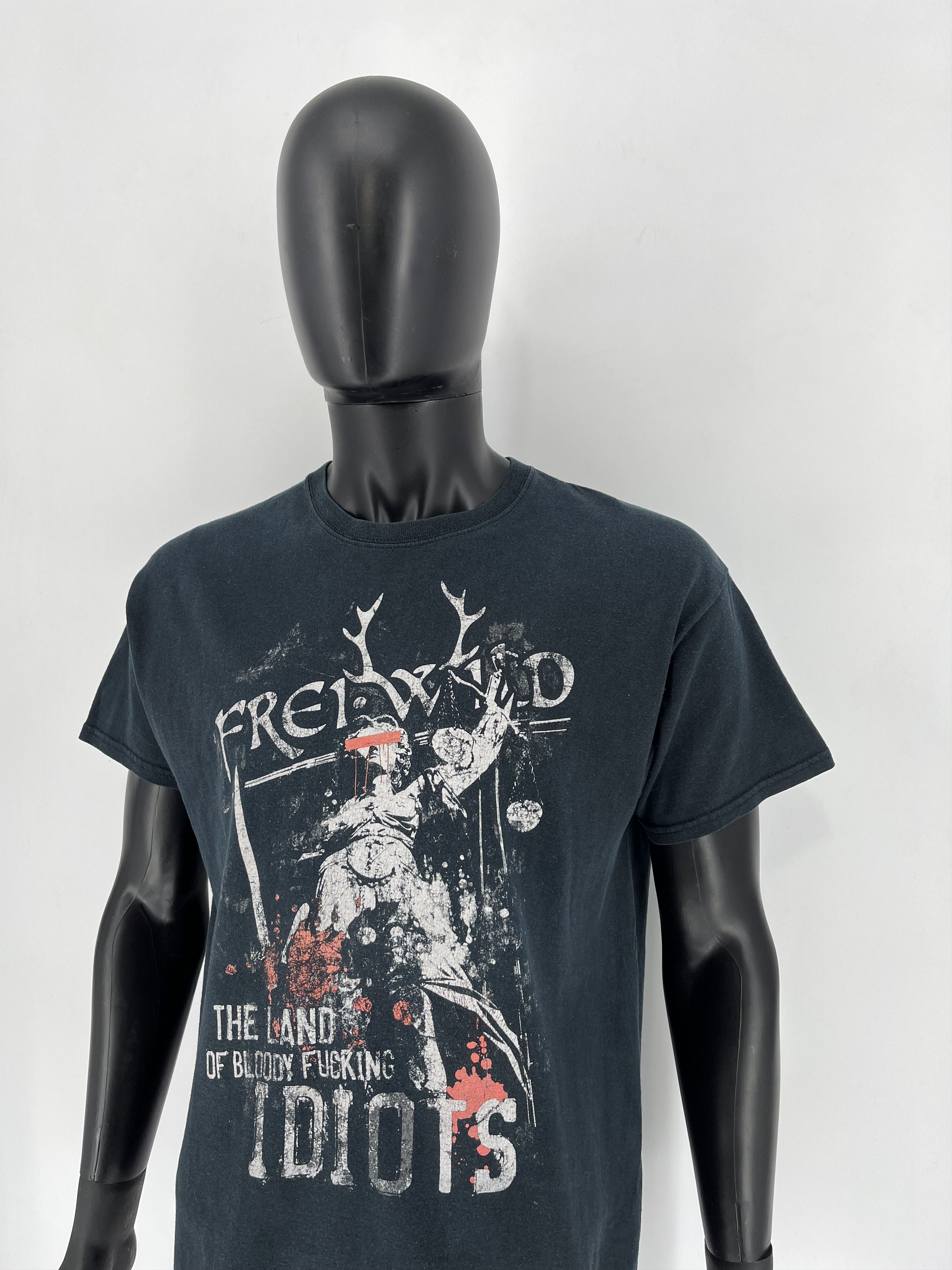 Band Tees Vintage Frei WILD Band tee Skull T shirt Black Size US L / EU 52-54 / 3 - 4 Thumbnail