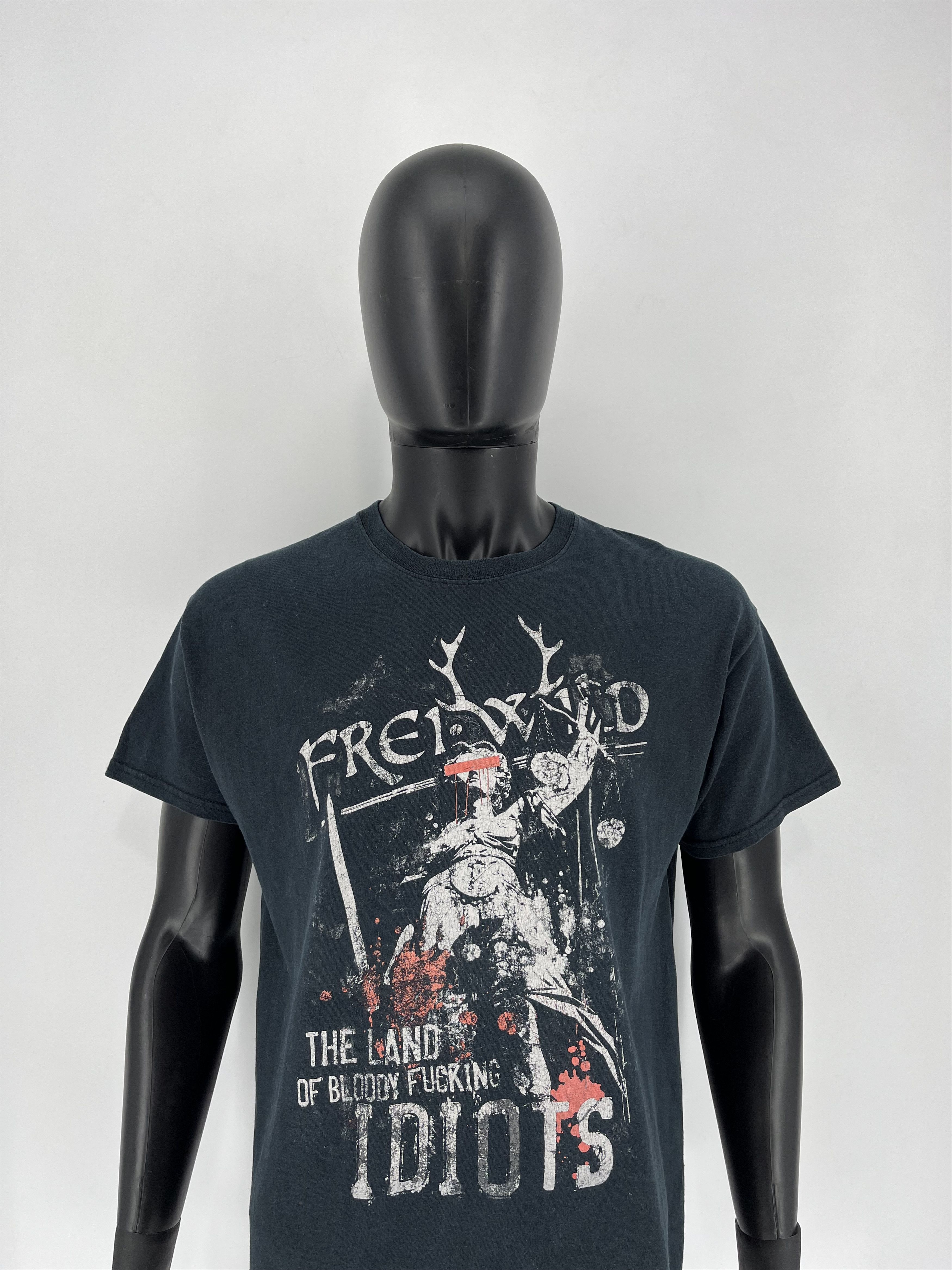 Band Tees Vintage Frei WILD Band tee Skull T shirt Black Size US L / EU 52-54 / 3 - 1 Thumbnail