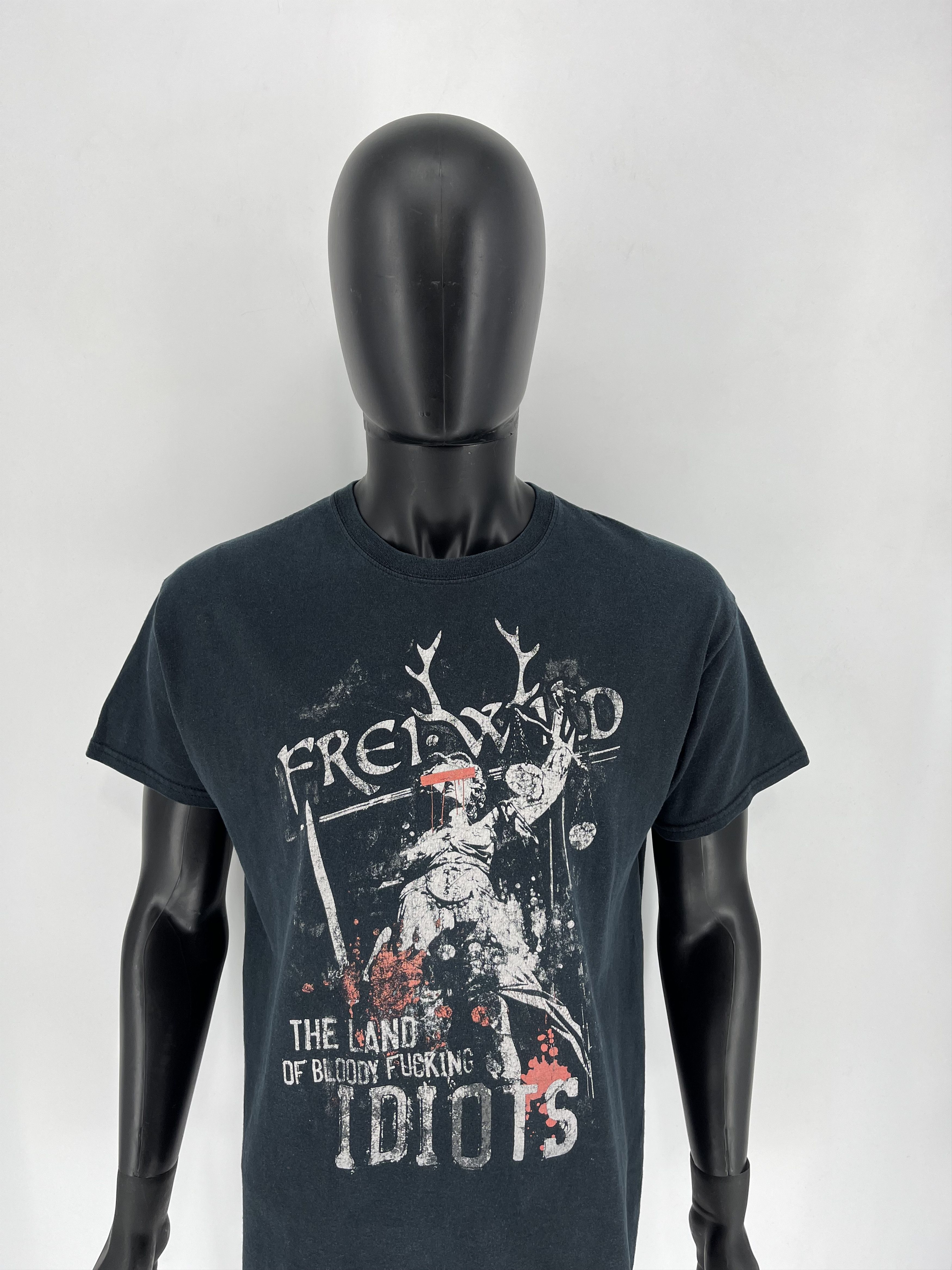 Band Tees Vintage Frei WILD Band tee Skull T shirt Black Size US L / EU 52-54 / 3 - 5 Thumbnail